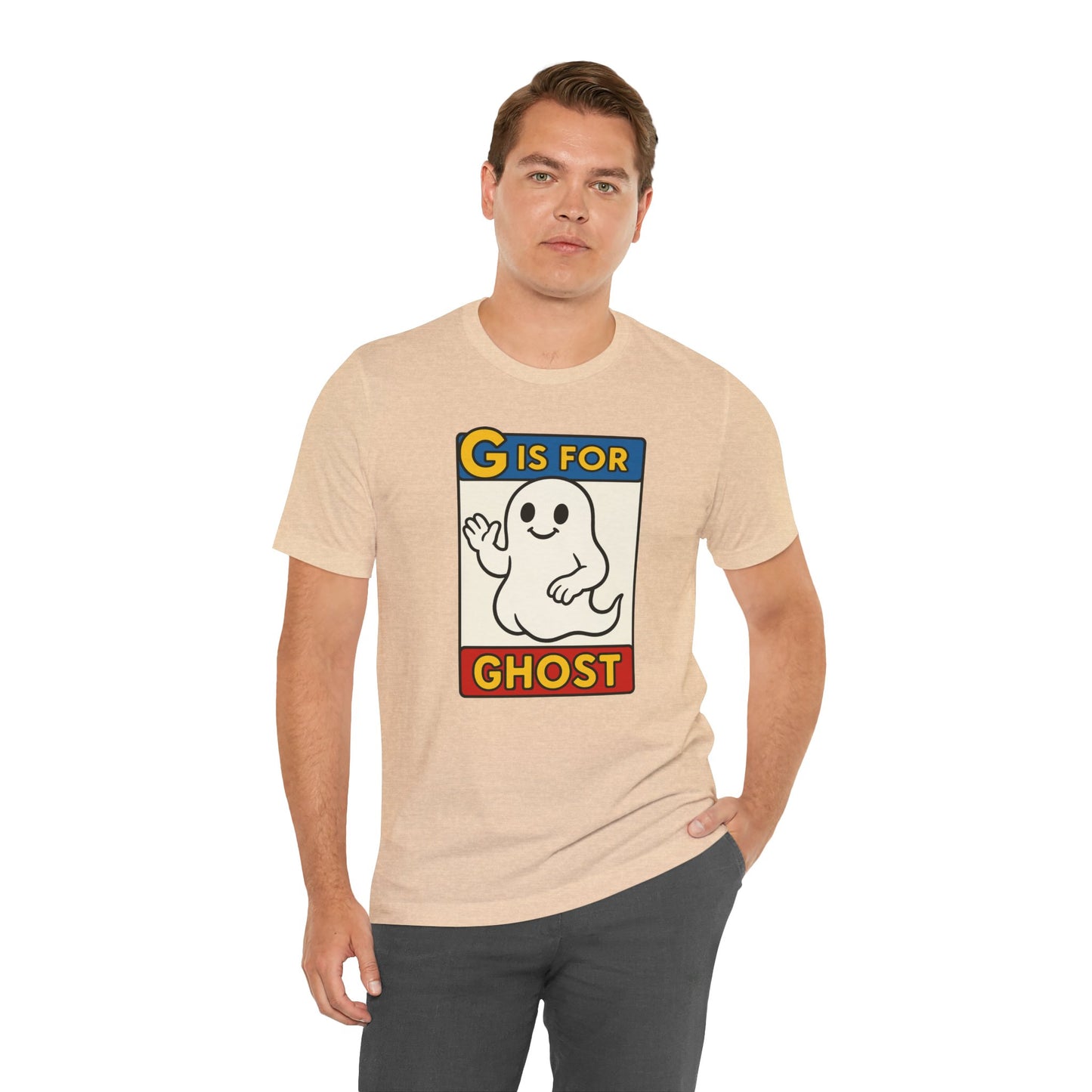 G Is for Ghost Shirt – Funny Monster Alphabet Halloween Tee