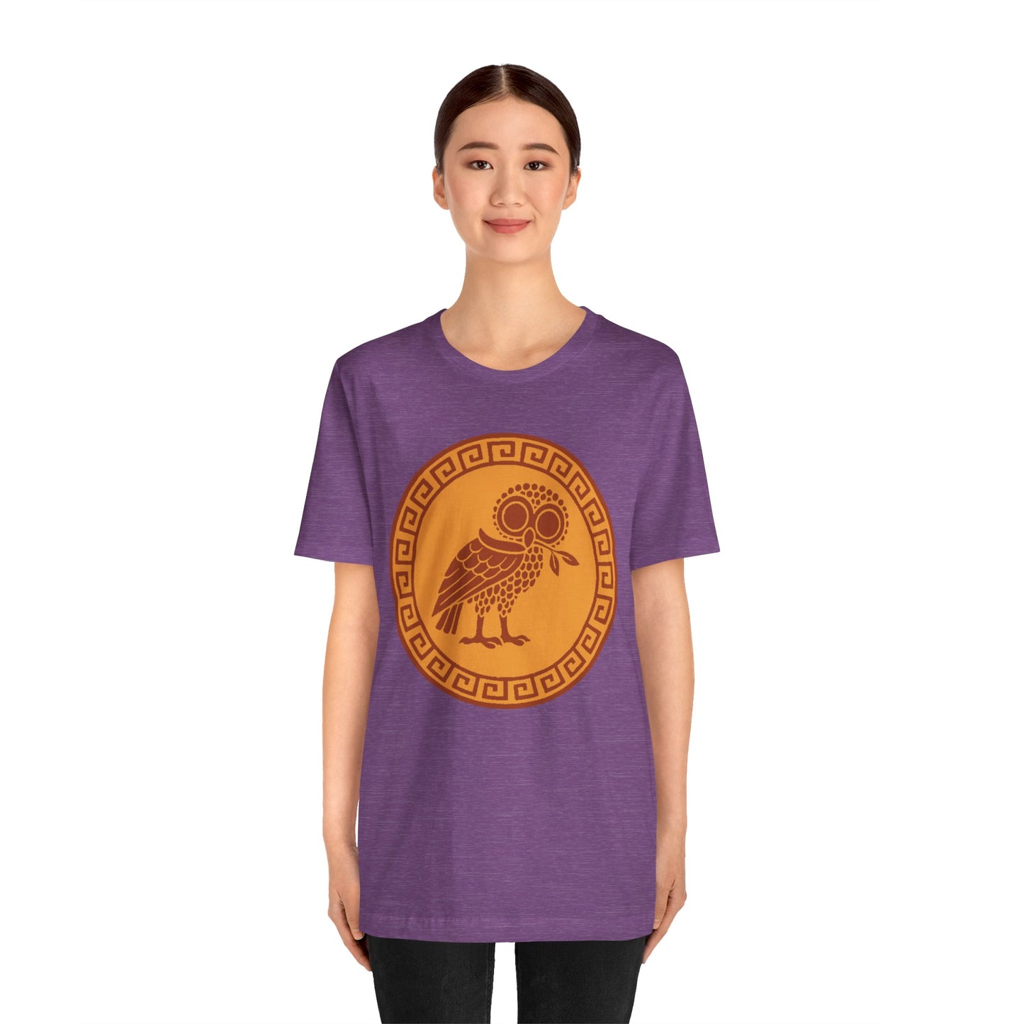 Athena’s Owl T-Shirt – Greek Mythology Bird Tee