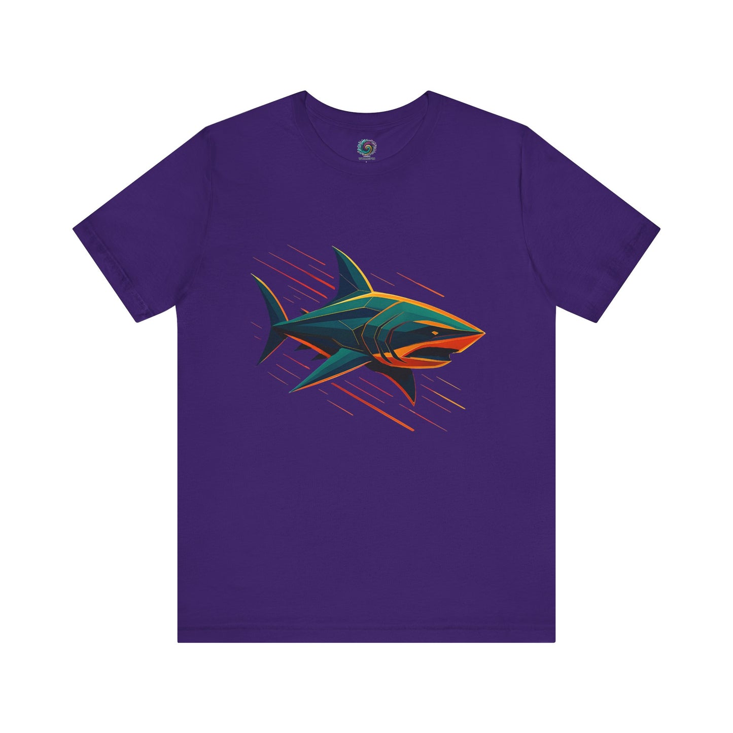 Electric Apex Shark T-Shirt – Bold Ocean Graphic Tee - WhimSpin - https://whimspin.com