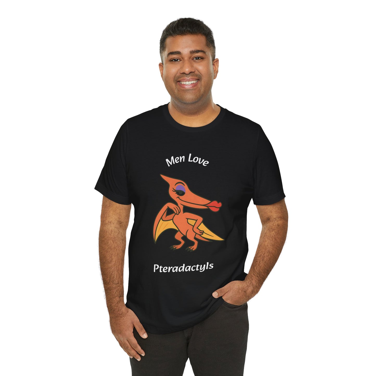 Men Love Pterodactyls Tee – Funny Dinosaur Graphic Shirt - WhimSpin - https://whimspin.com