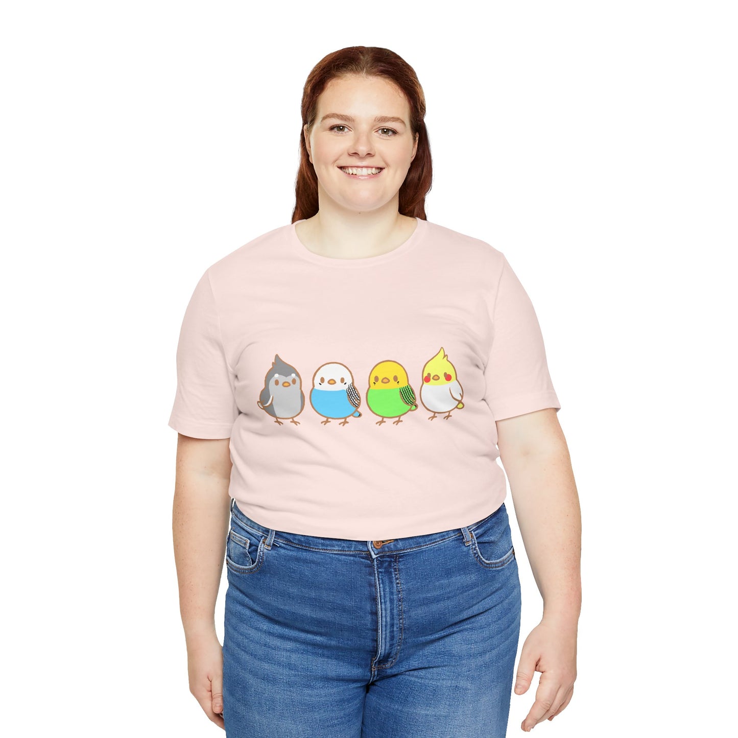 Chirpy Flock Bird T-Shirt – Cute Tee for Animal Lovers - WhimSpin - https://whimspin.com