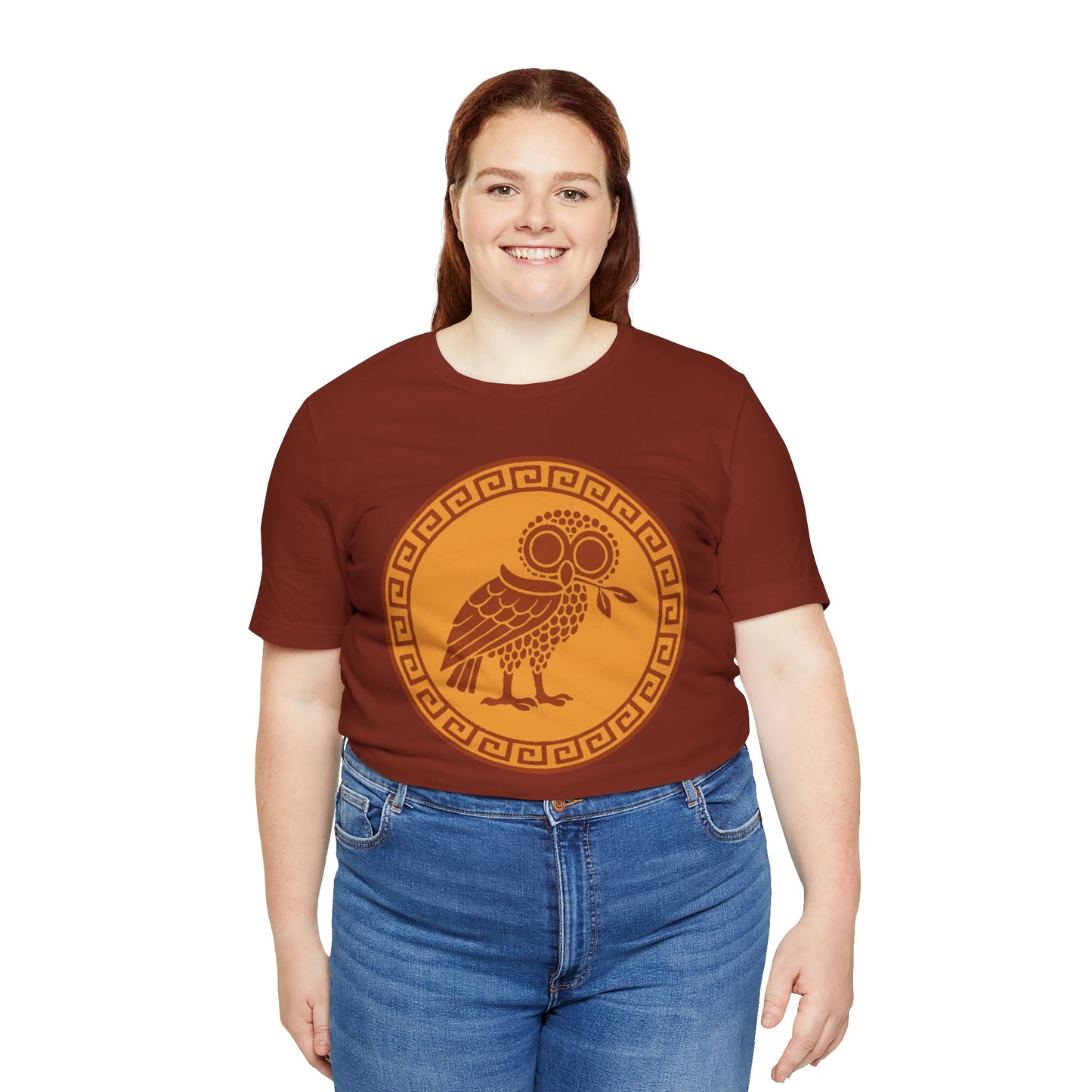 Athena’s Owl T-Shirt – Greek Mythology Bird Tee