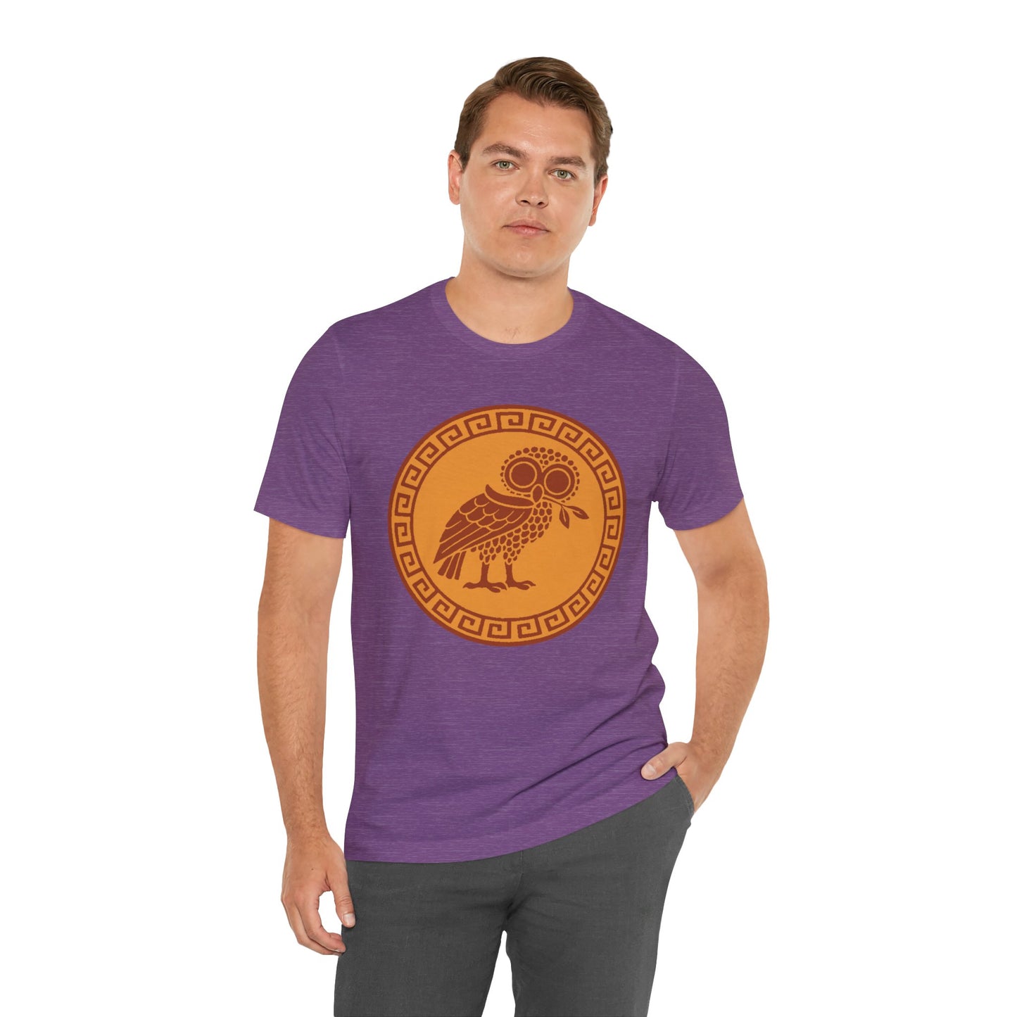 Athena’s Owl T-Shirt – Greek Mythology Bird Tee