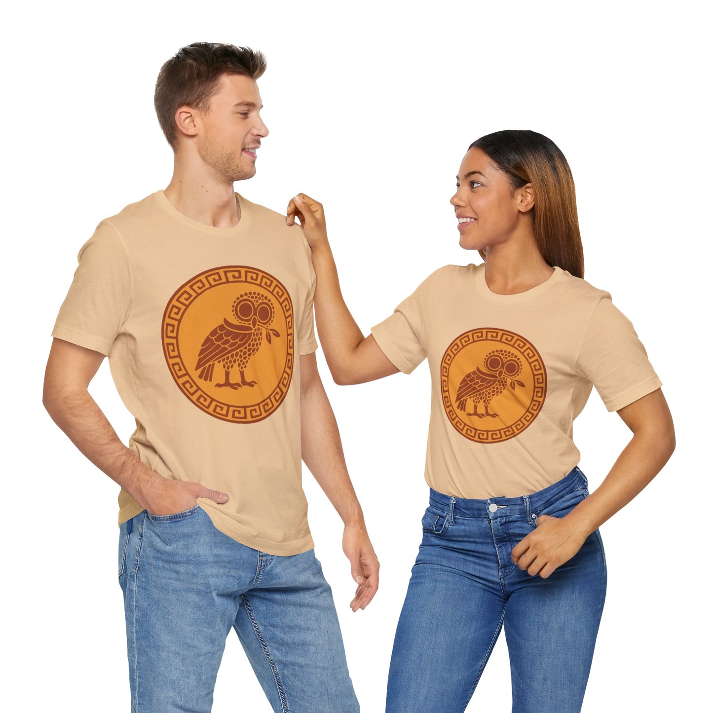 Athena’s Owl T-Shirt – Greek Mythology Bird Tee