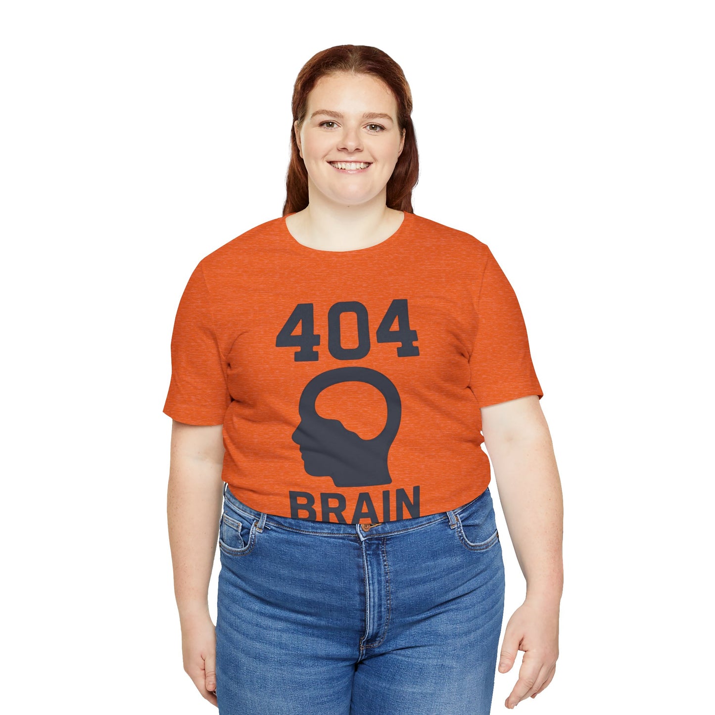 404 Brain Not Found T-Shirt – Techie Humor for Nerds & Geeks