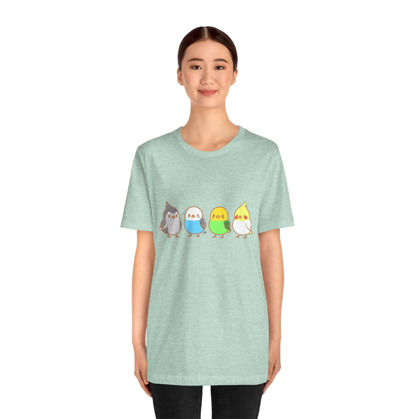 Chirpy Flock Bird T-Shirt – Cute Tee for Animal Lovers - WhimSpin - https://whimspin.com