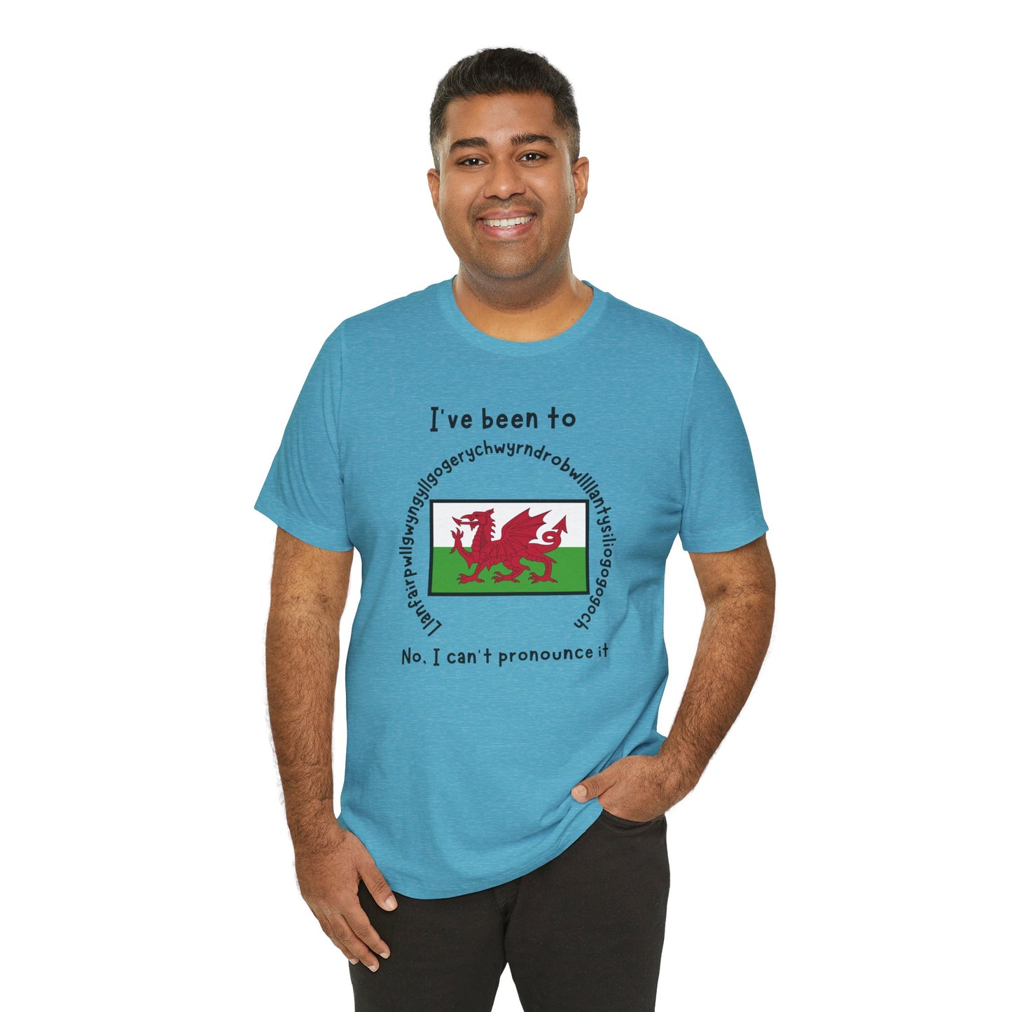 Llanfairpwllgwyngyllgogerychwyrndrobwllllantysiliogogogoch T-Shirt – Funny Wales Travel Merch