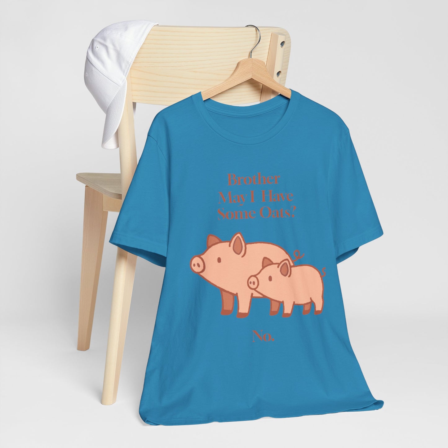 Brother May I Have Some Oats T-Shirt – Funny Viral Pig Meme Tee
