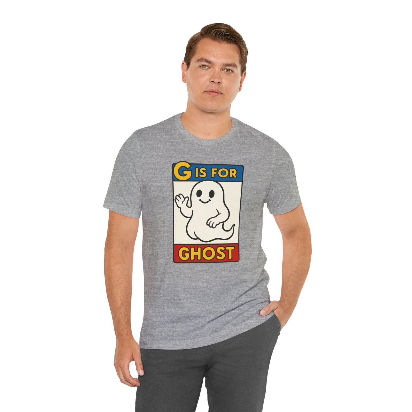 G Is for Ghost Shirt – Funny Monster Alphabet Halloween Tee