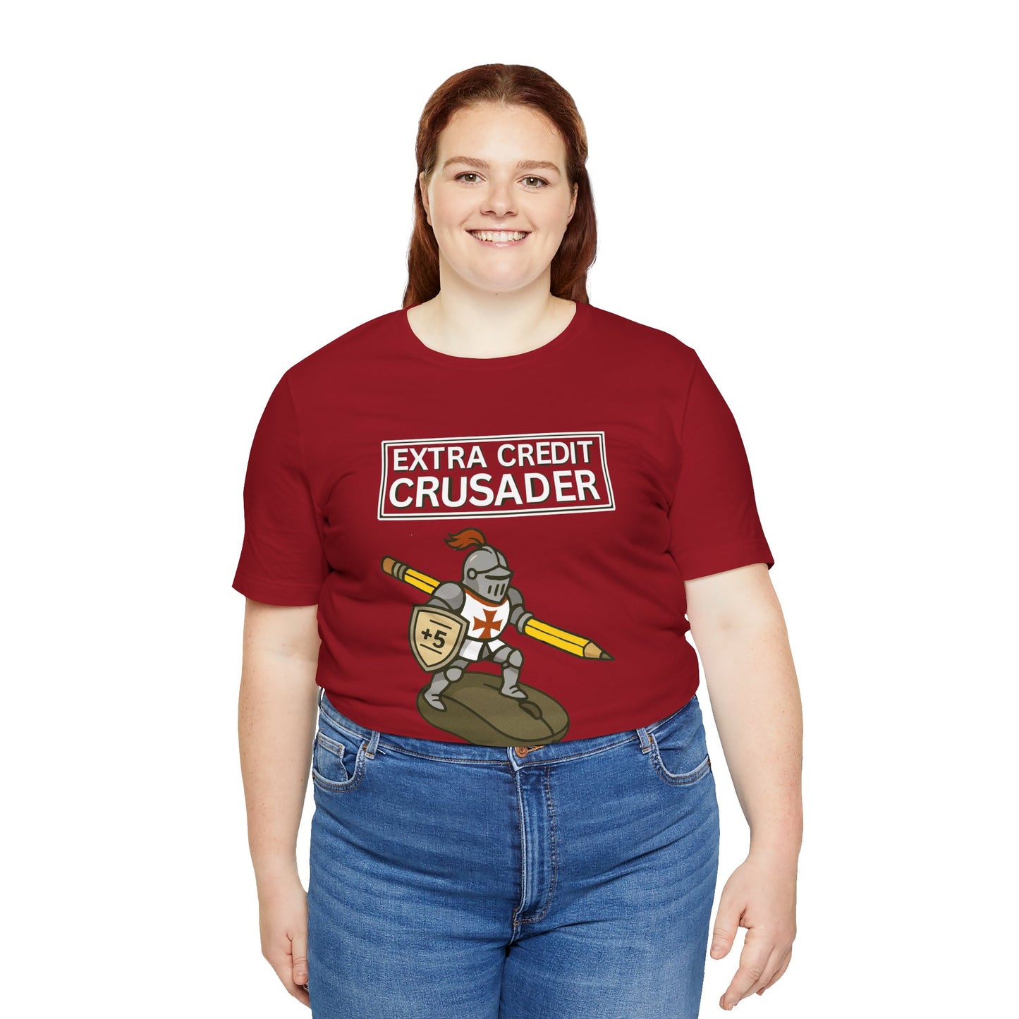Extra Credit Crusader T-Shirt – Funny Back-to-School Teacher Tee