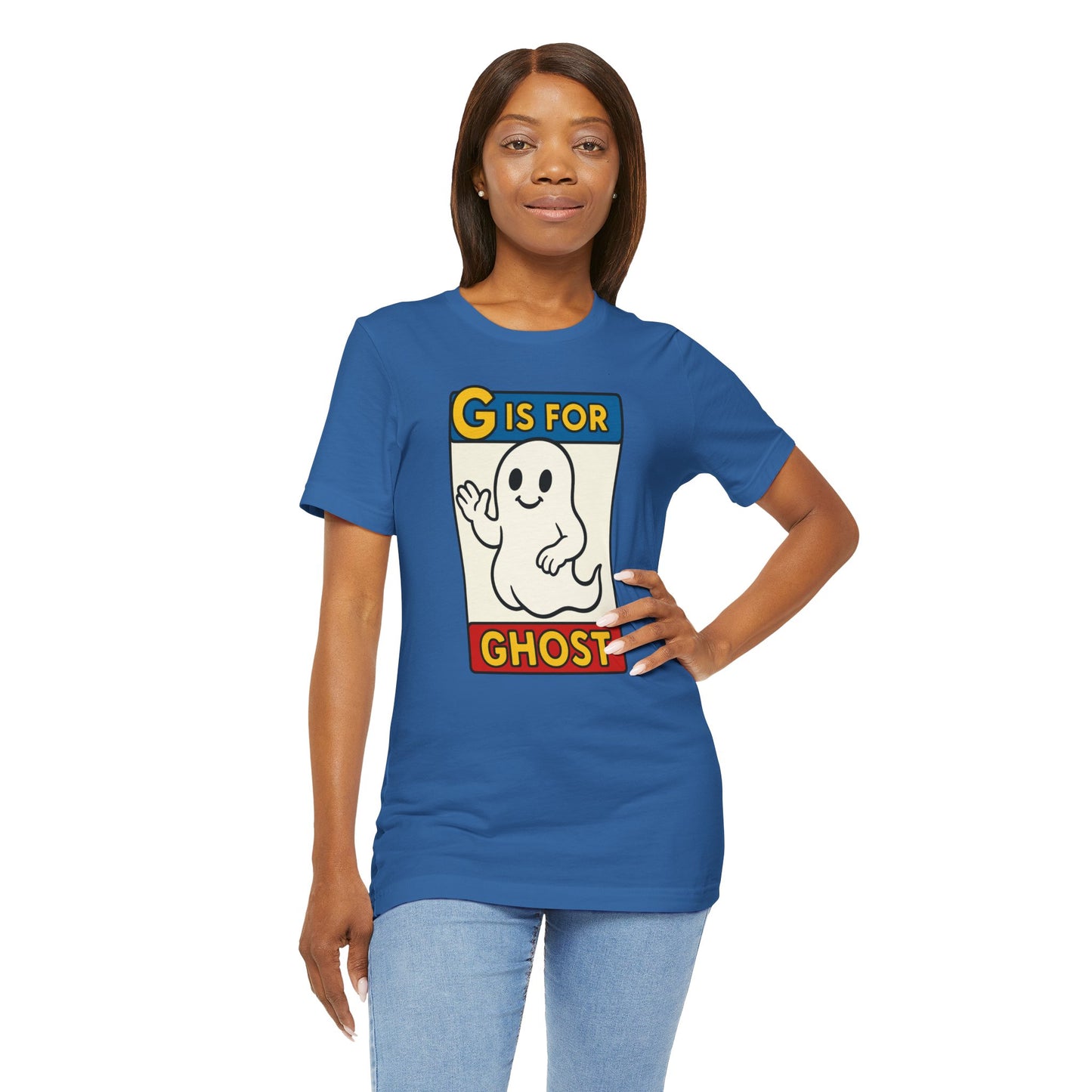G Is for Ghost Shirt – Funny Monster Alphabet Halloween Tee
