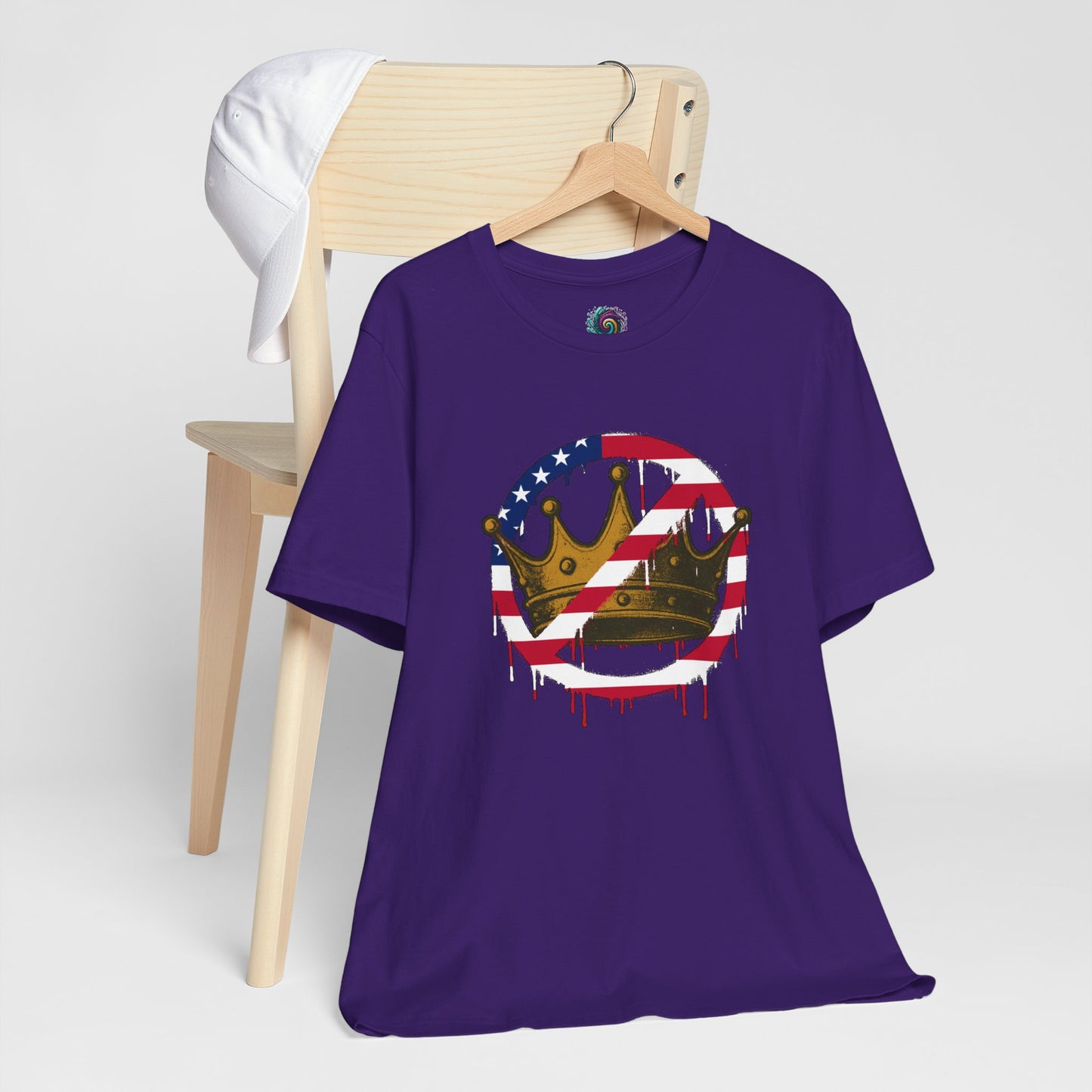 No Kings Protest T-Shirt – Anti-Authoritarian Democracy Graphic Tee