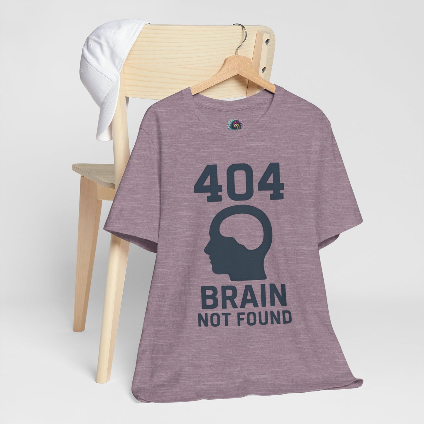 404 Brain Not Found T-Shirt – Techie Humor for Nerds & Geeks
