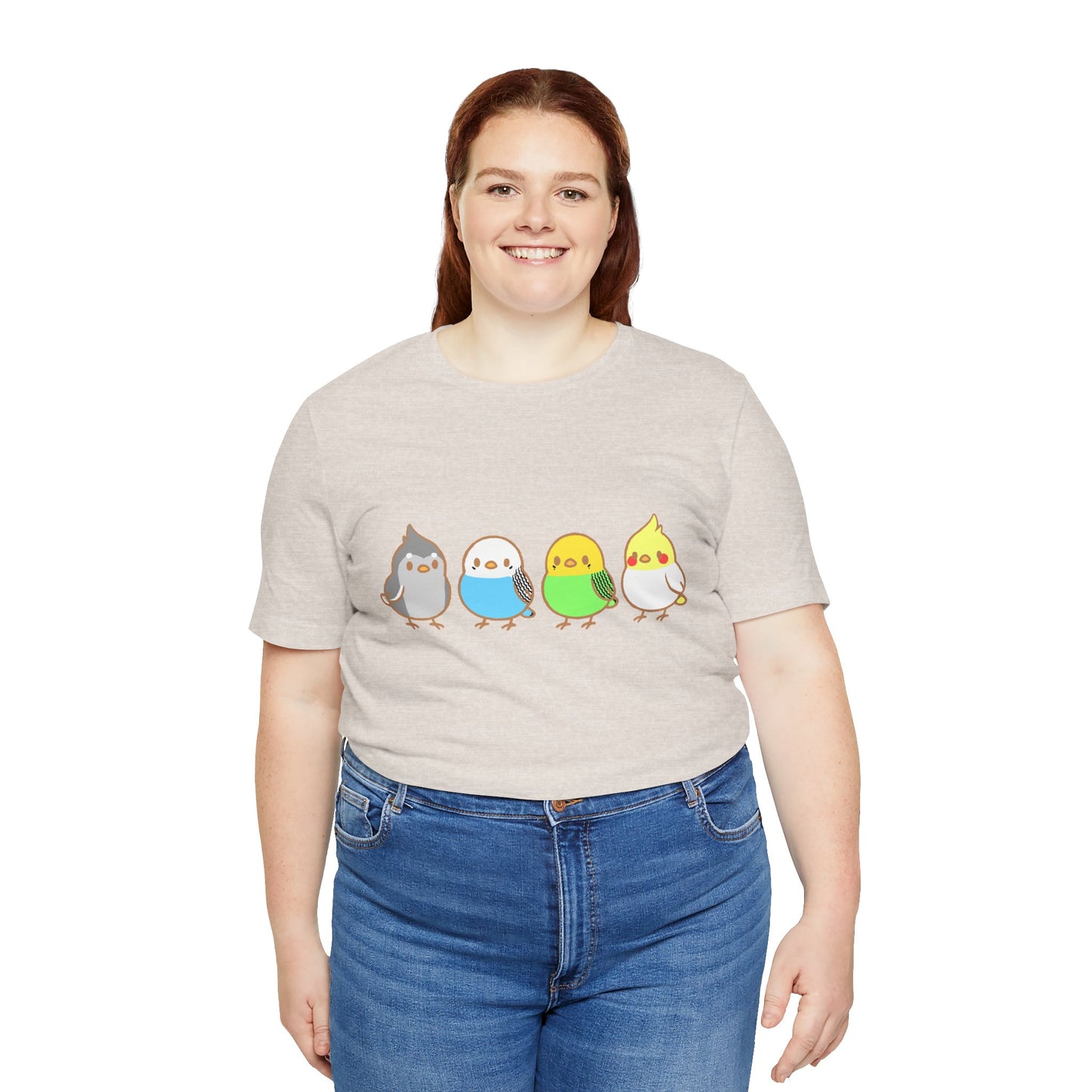 Chirpy Flock Bird T-Shirt – Cute Tee for Animal Lovers - WhimSpin - https://whimspin.com