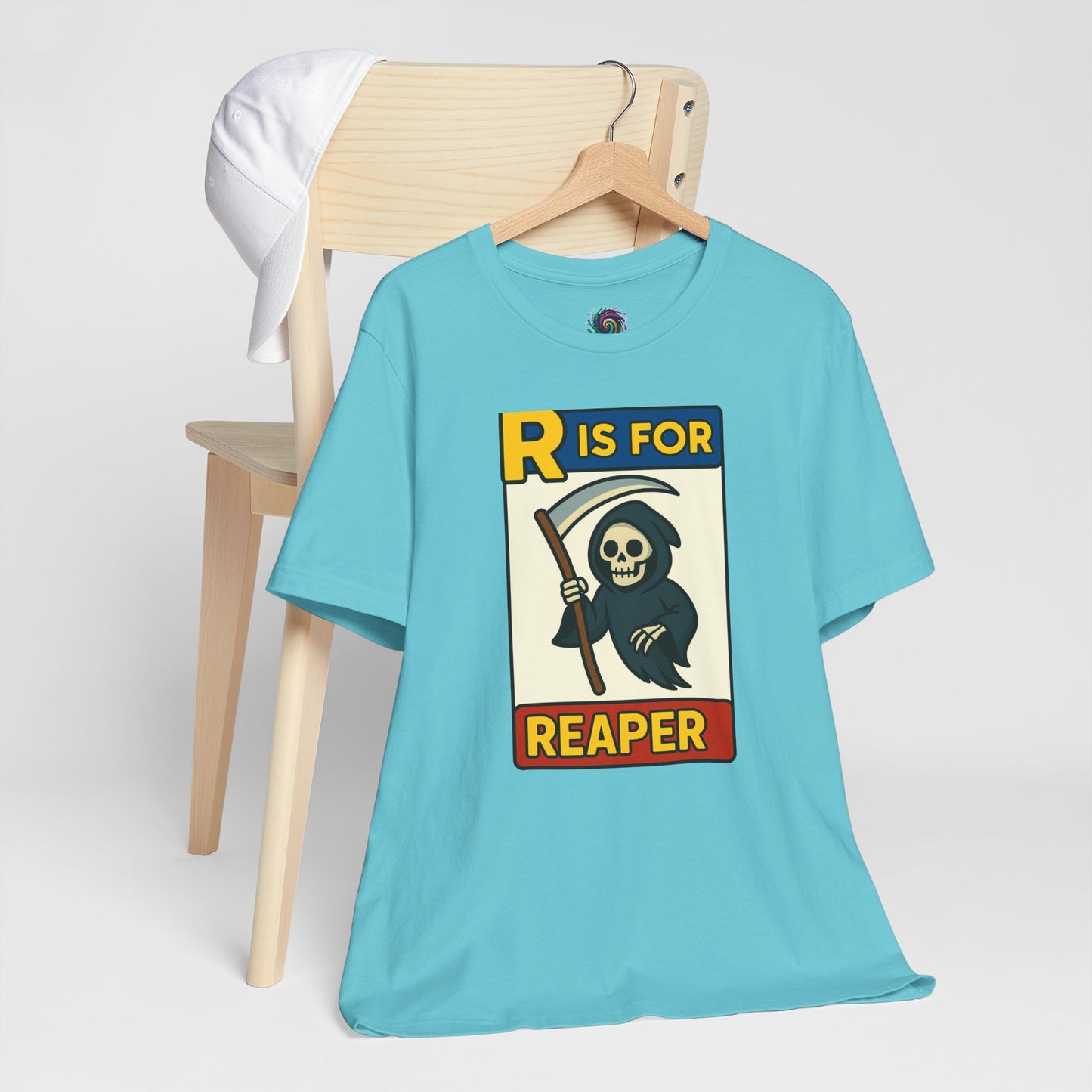 R Is for Reaper T-Shirt – Cute Grim Reaper Shirt from the Monster Alphabet Series