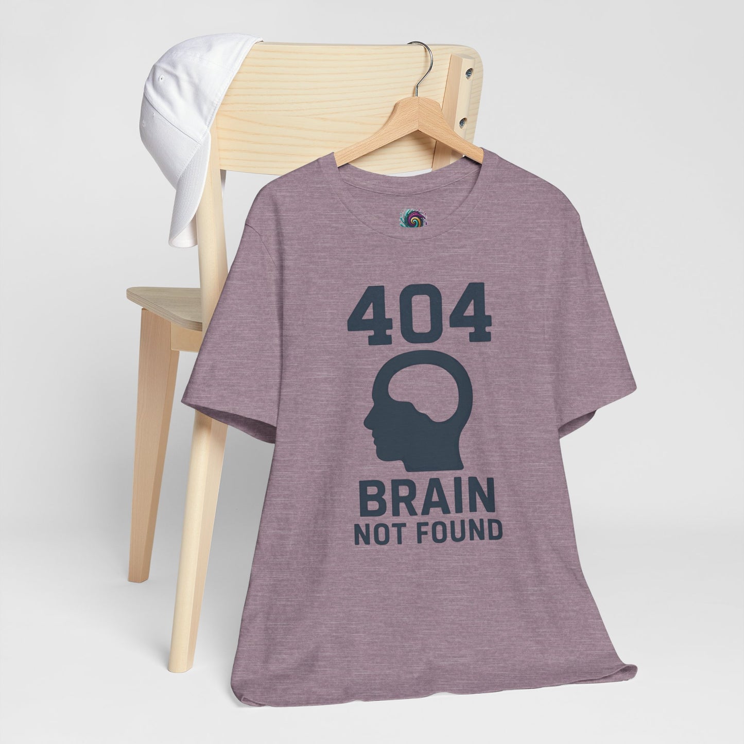 404 Brain Not Found T-Shirt – Techie Humor for Nerds & Geeks