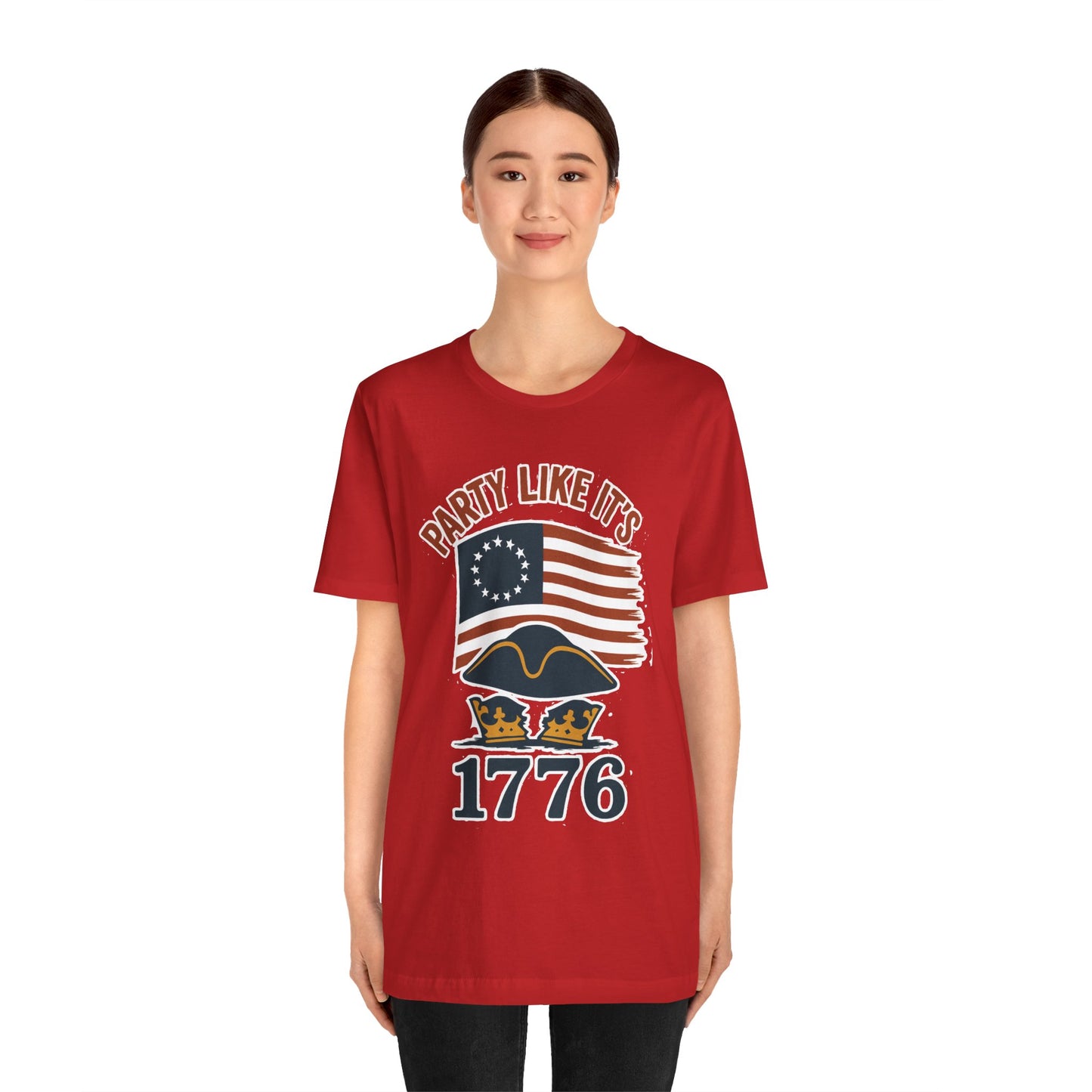Party Like It’s 1776 T-Shirt – Revolutionary Spirit USA Tee - WhimSpin - https://whimspin.com