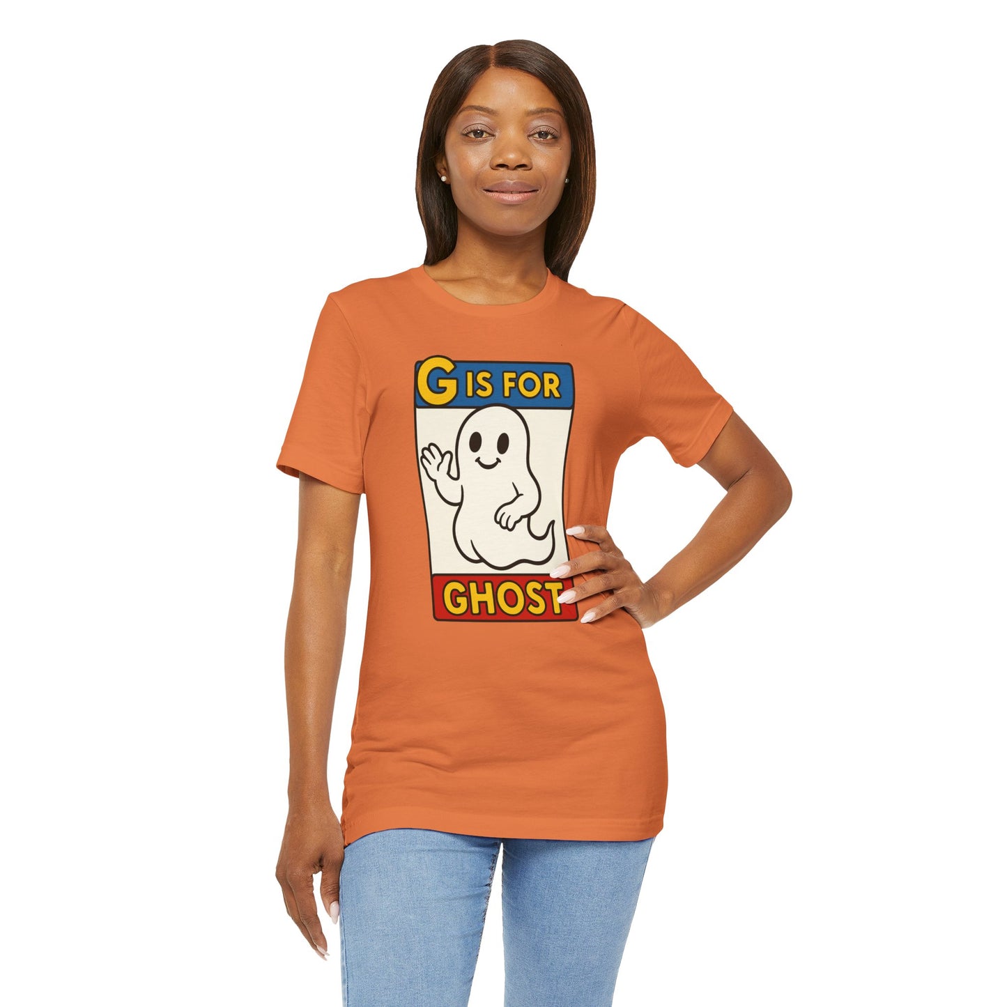 G Is for Ghost Shirt – Funny Monster Alphabet Halloween Tee