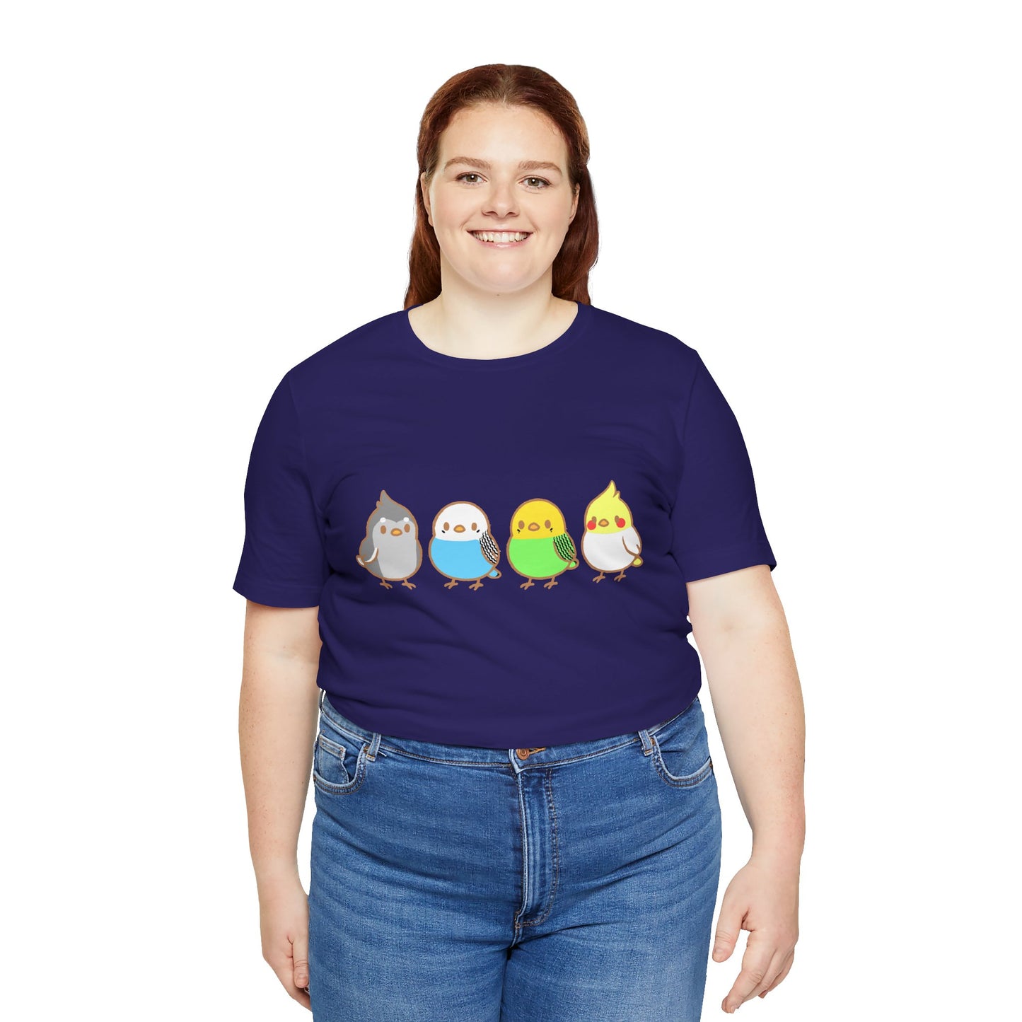 Chirpy Flock Bird T-Shirt – Cute Tee for Animal Lovers - WhimSpin - https://whimspin.com