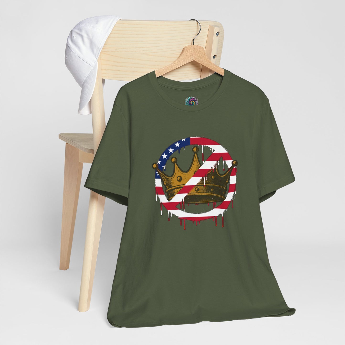 No Kings Protest T-Shirt – Anti-Authoritarian Democracy Graphic Tee