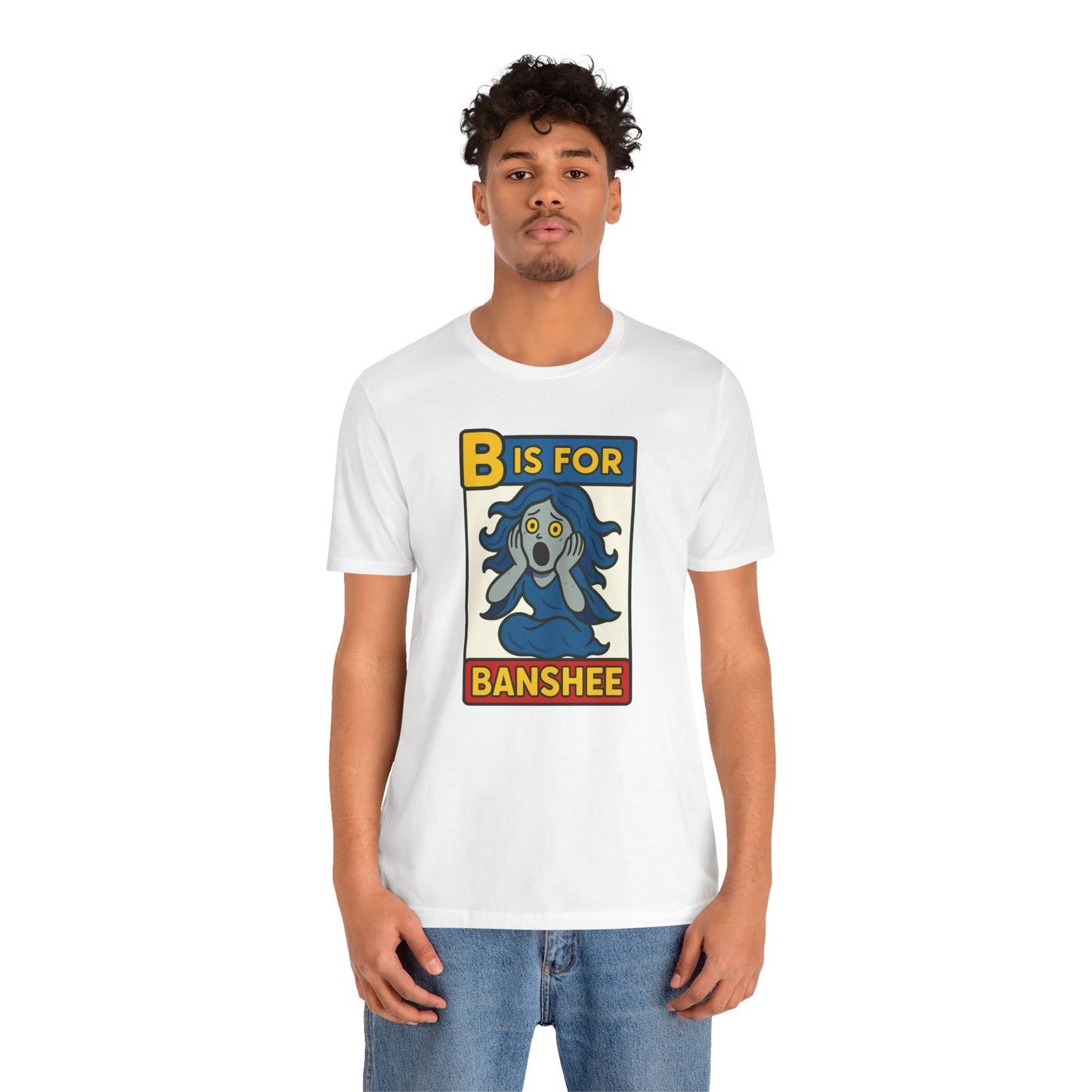 B is for Banshee T-Shirt – Funny Halloween Legend Alphabet Tee