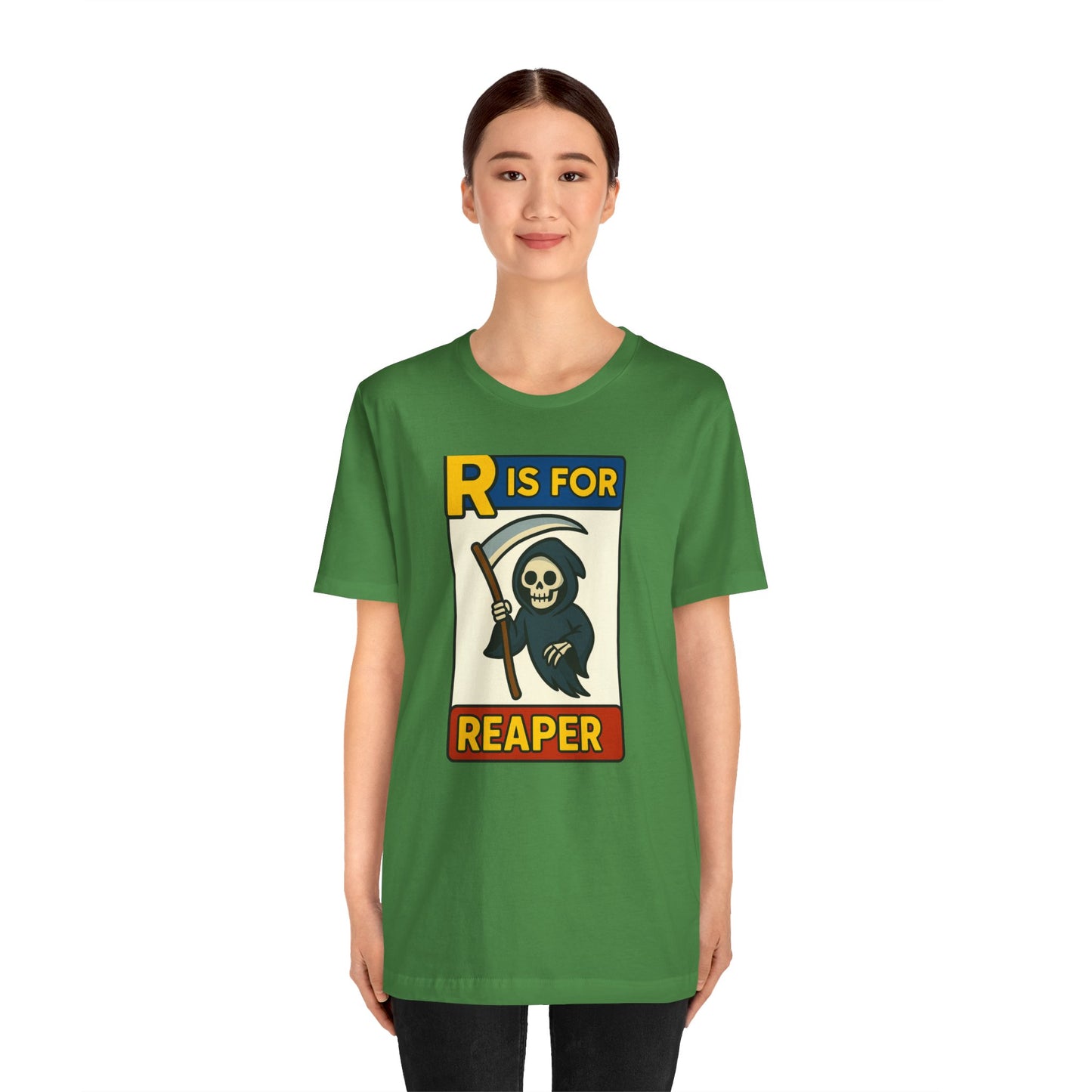 R Is for Reaper T-Shirt – Cute Grim Reaper Shirt from the Monster Alphabet Series
