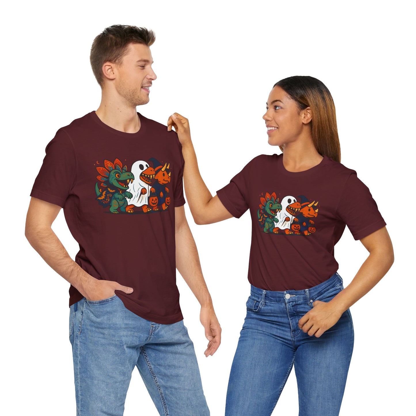 Halloween Dino Squad T-Shirt – Funny Trick-or-Treat Dinosaur Tee