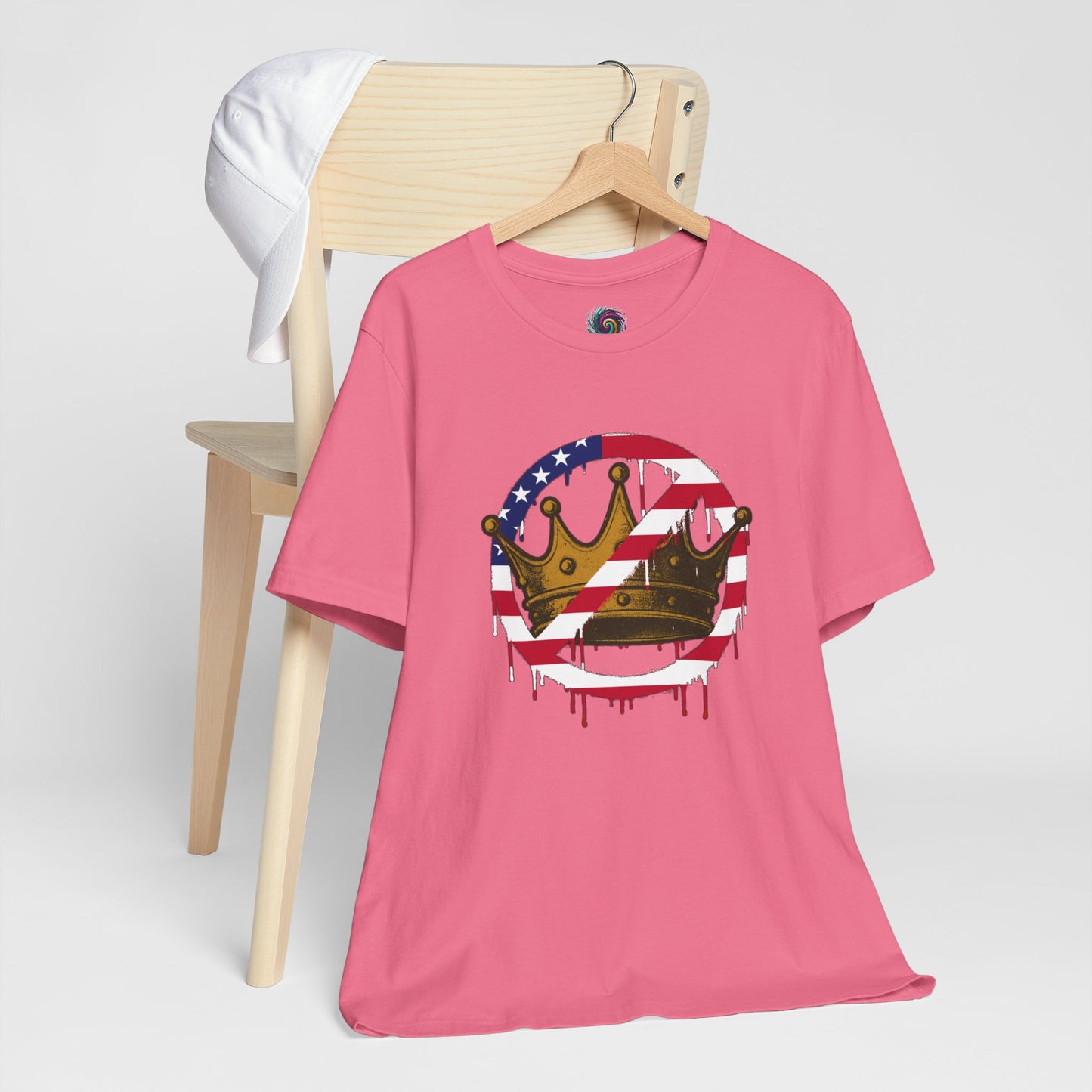 No Kings Protest T-Shirt – Anti-Authoritarian Democracy Graphic Tee