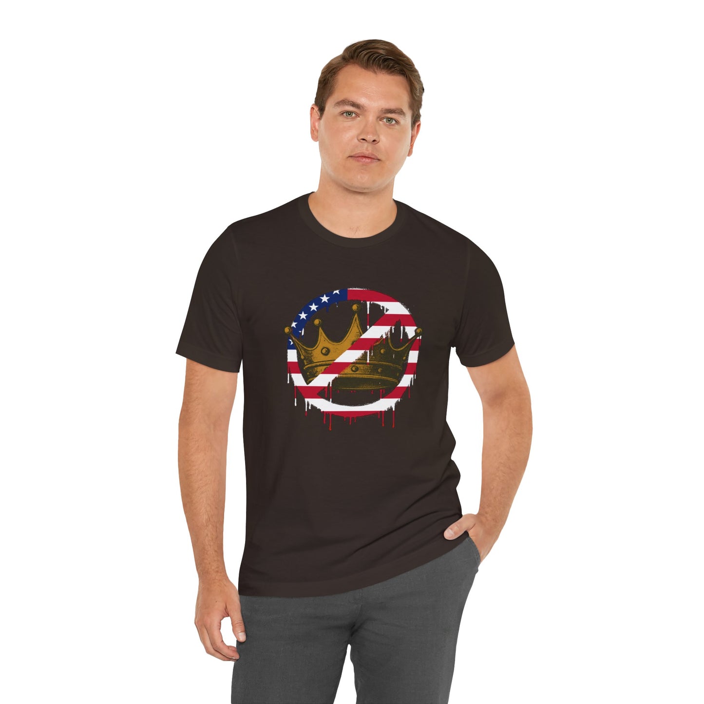 No Kings Protest T-Shirt – Anti-Authoritarian Democracy Graphic Tee
