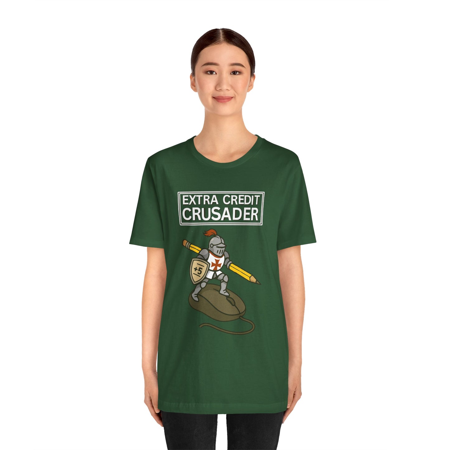 Extra Credit Crusader T-Shirt – Funny Back-to-School Teacher Tee