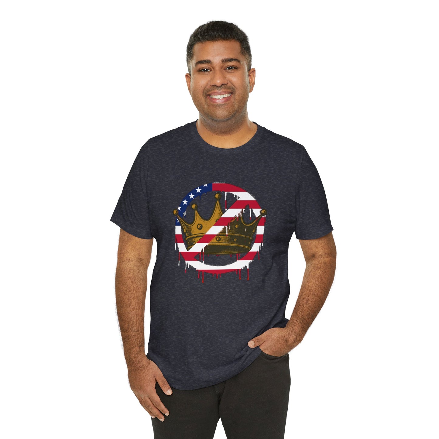 No Kings Protest T-Shirt – Anti-Authoritarian Democracy Graphic Tee