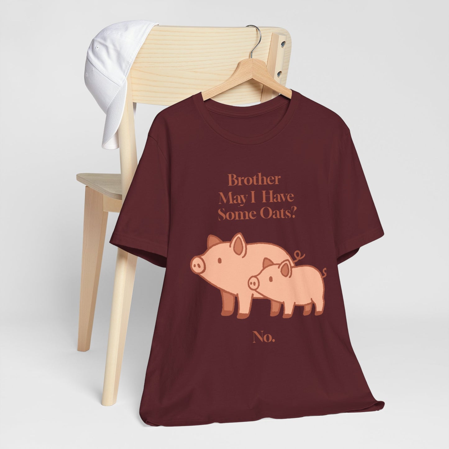 Brother May I Have Some Oats T-Shirt – Funny Viral Pig Meme Tee