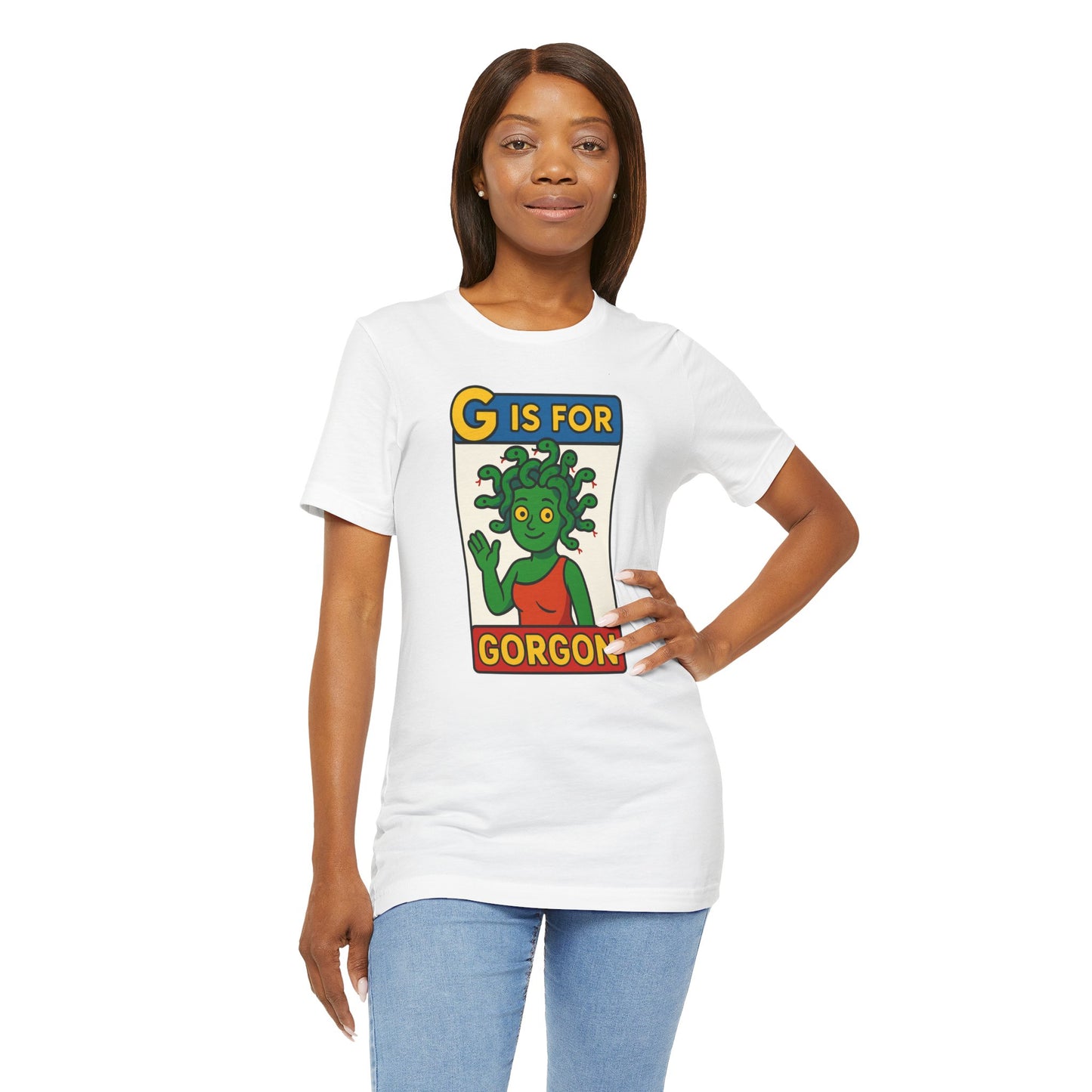 G Is for Gorgon T-Shirt – Funny Gorgon Legend Alphabet Tee