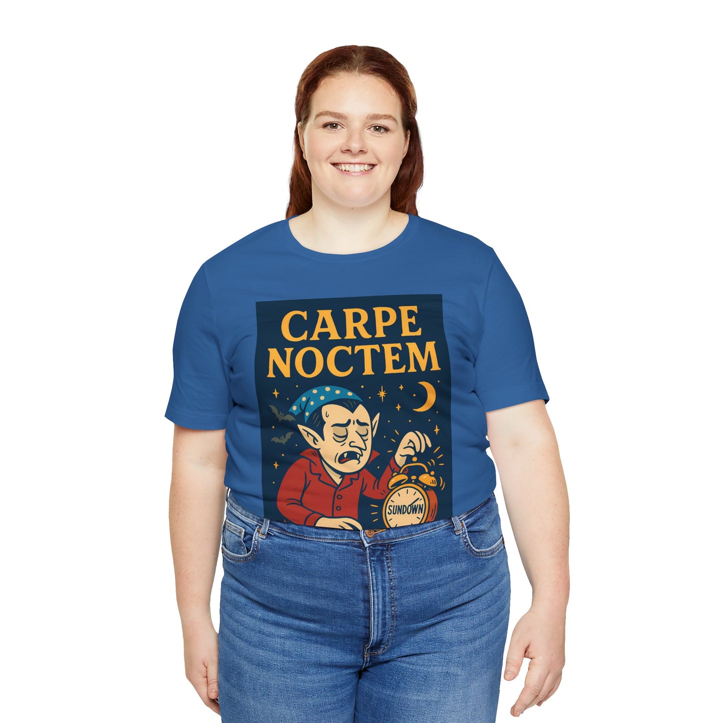 Carpe Noctem Vampire T-Shirt – Funny Halloween Tee for Night Owls