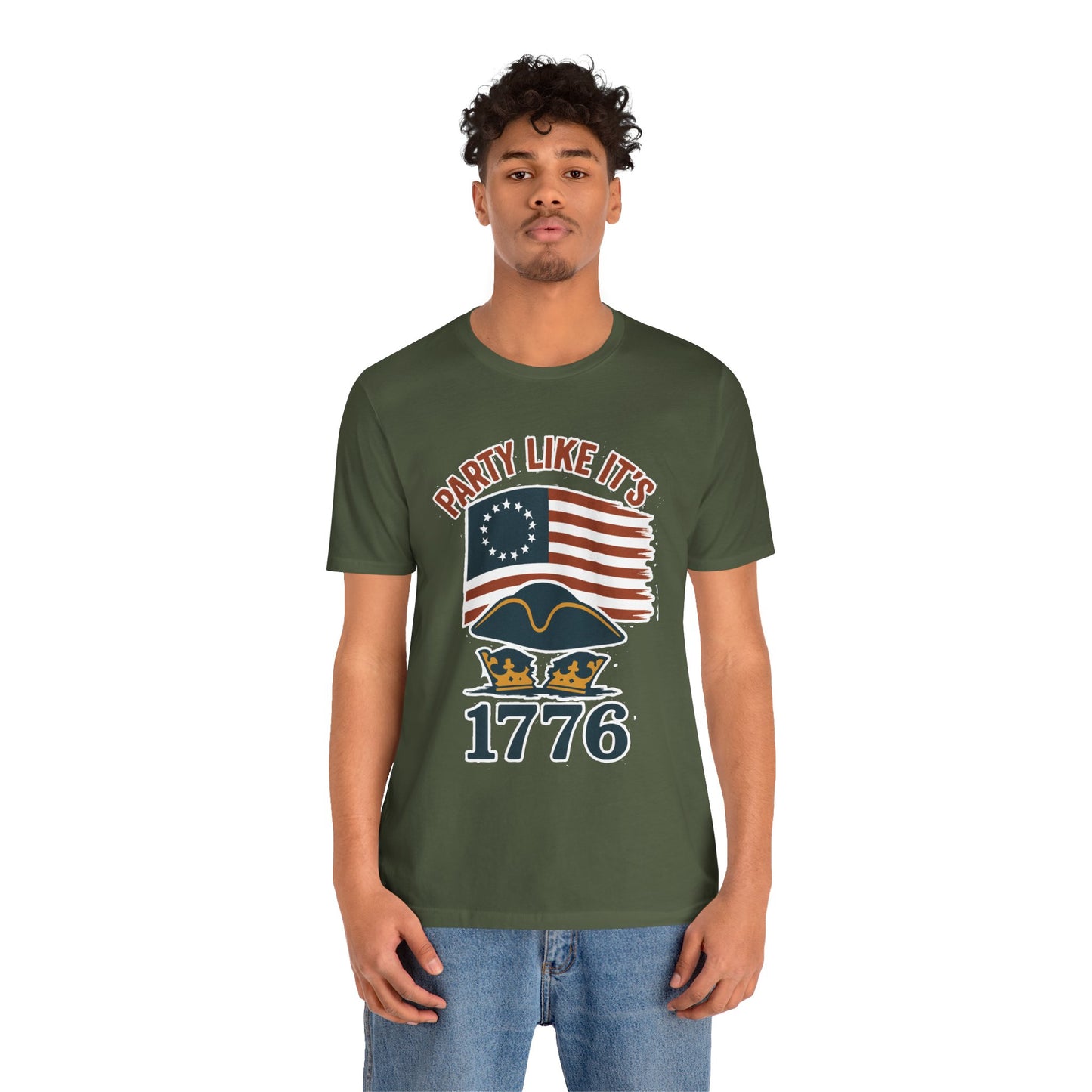 Party Like It’s 1776 T-Shirt – Revolutionary Spirit USA Tee - WhimSpin - https://whimspin.com