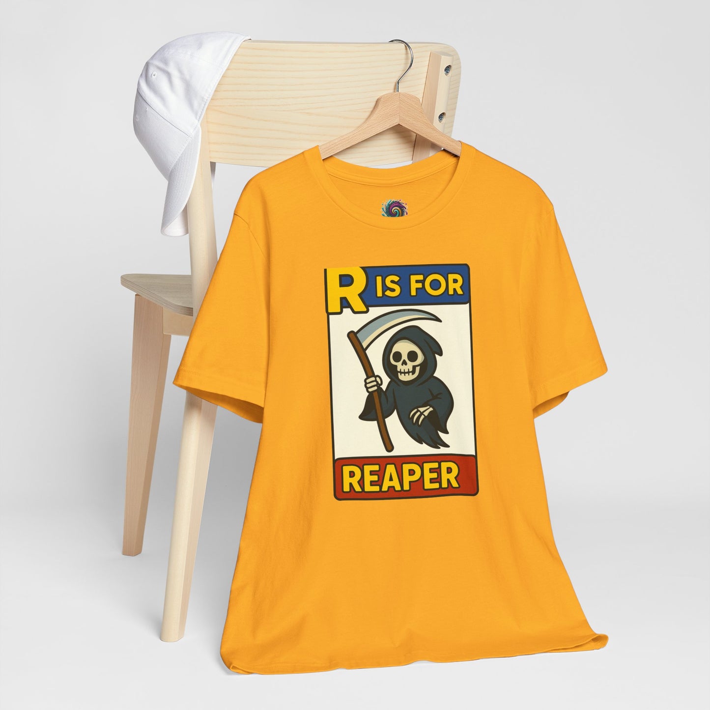 R Is for Reaper T-Shirt – Cute Grim Reaper Shirt from the Monster Alphabet Series