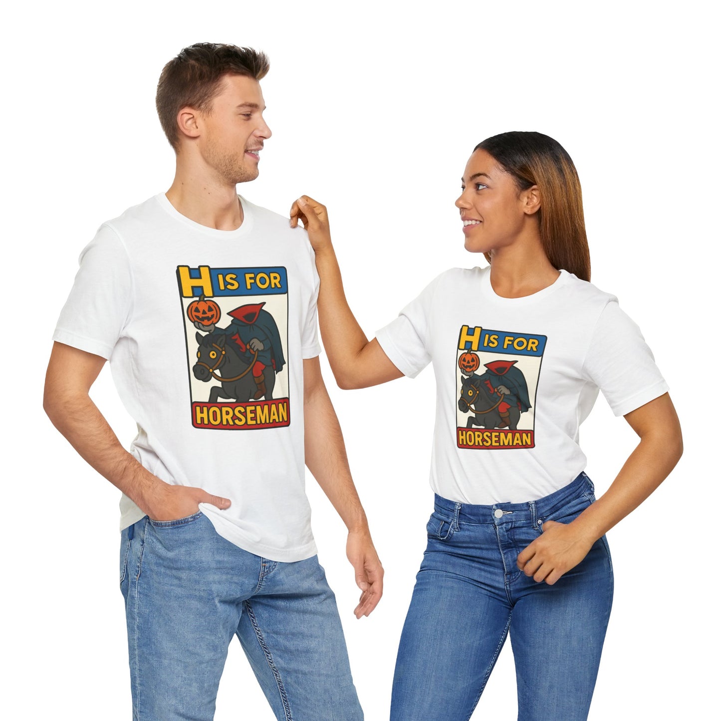 H Is for Horseman Shirt – Headless Horseman Halloween Tee