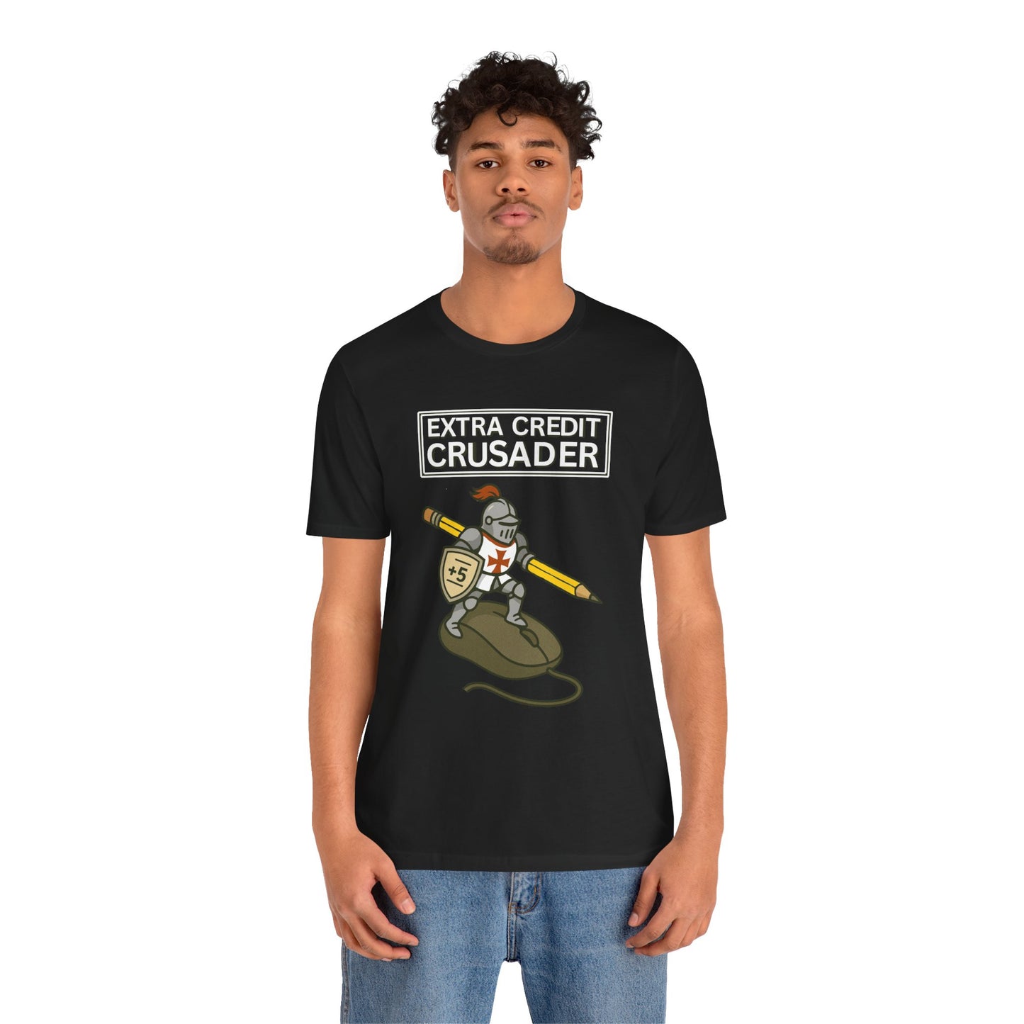 Extra Credit Crusader T-Shirt – Funny Back-to-School Teacher Tee