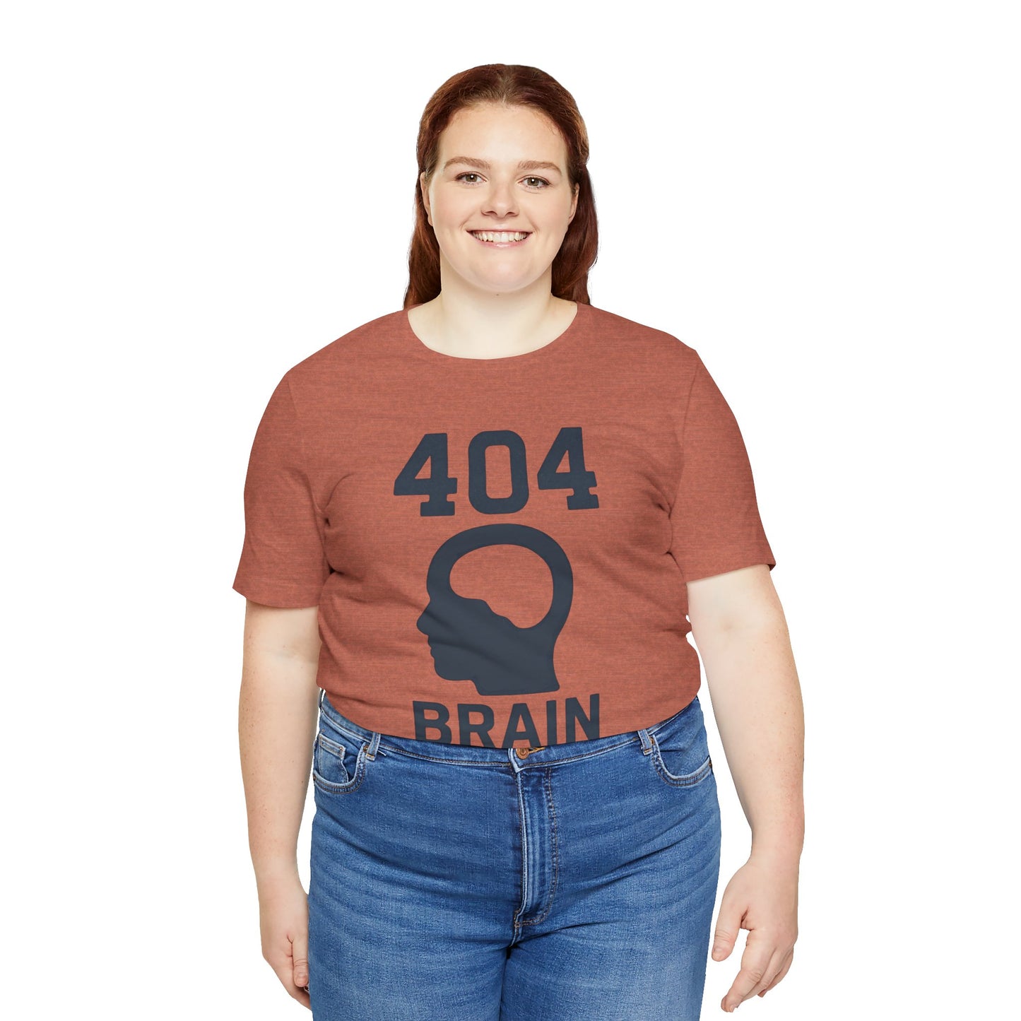 404 Brain Not Found T-Shirt – Techie Humor for Nerds & Geeks
