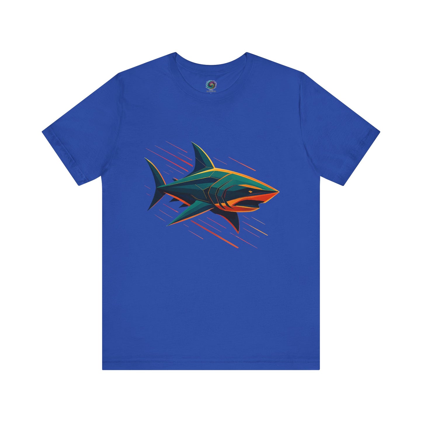 Electric Apex Shark T-Shirt – Bold Ocean Graphic Tee - WhimSpin - https://whimspin.com