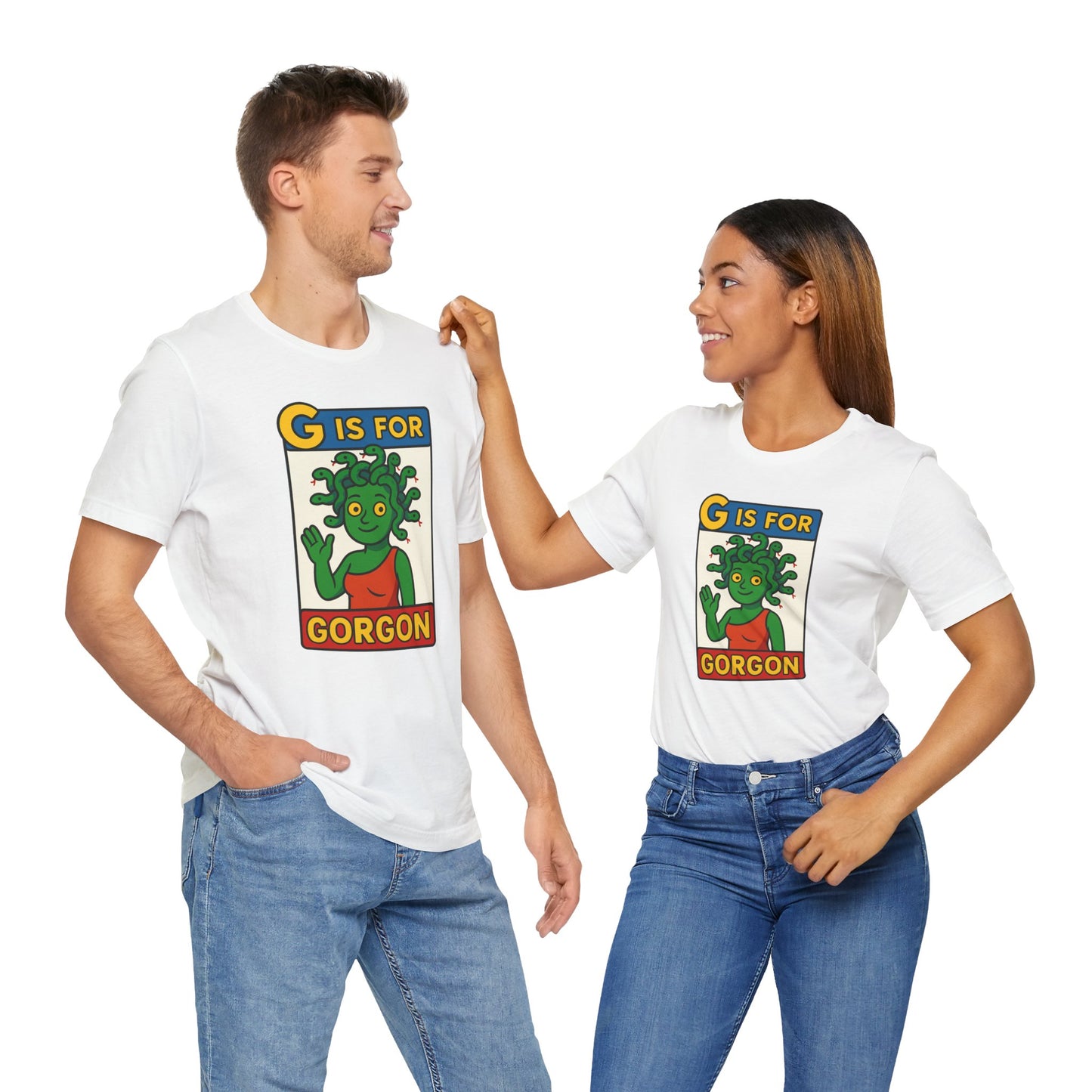G Is for Gorgon T-Shirt – Funny Gorgon Legend Alphabet Tee
