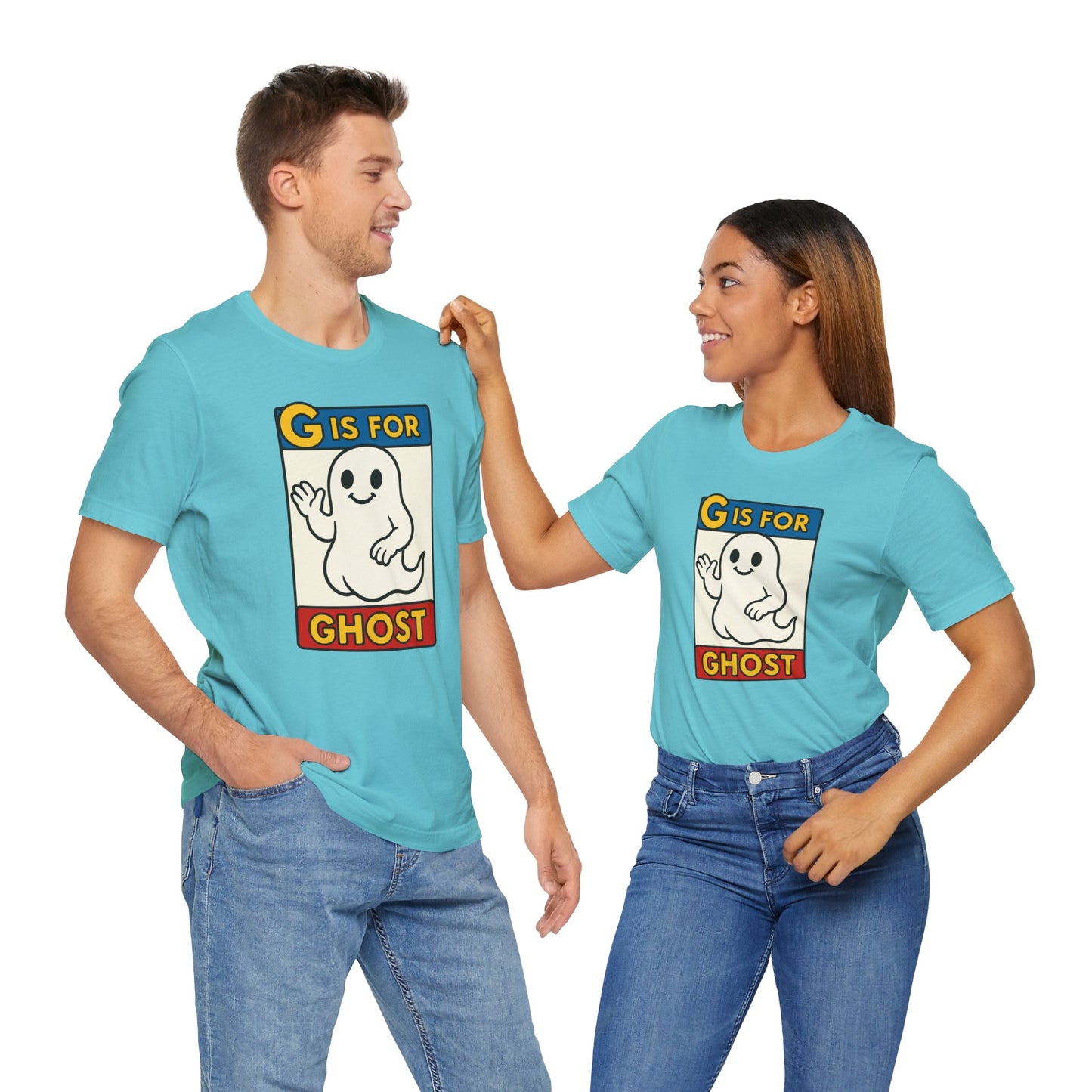 G Is for Ghost Shirt – Funny Monster Alphabet Halloween Tee