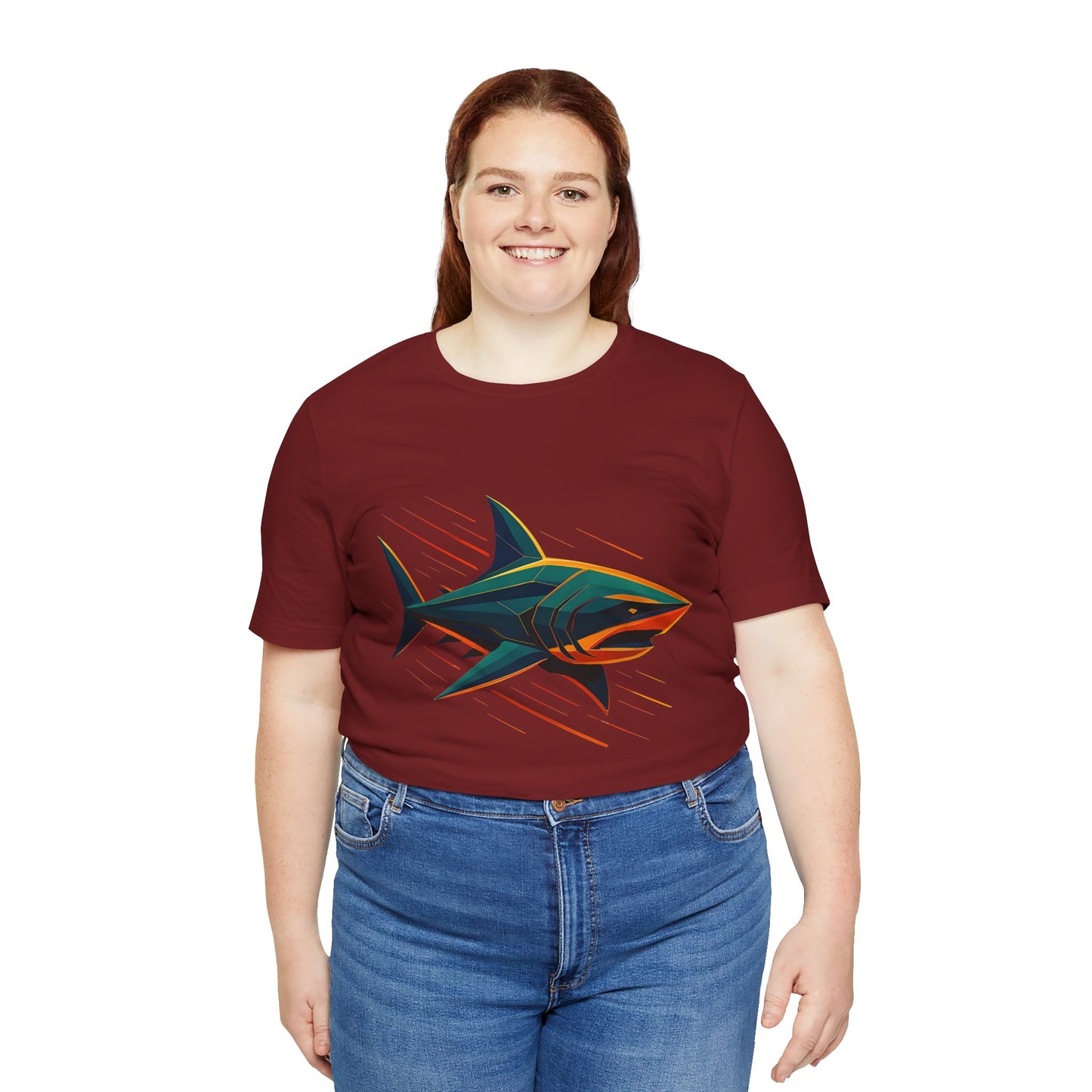 Electric Apex Shark T-Shirt – Bold Ocean Graphic Tee - WhimSpin - https://whimspin.com