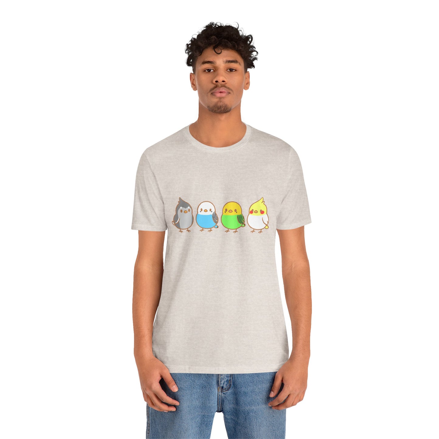 Chirpy Flock Bird T-Shirt – Cute Tee for Animal Lovers - WhimSpin - https://whimspin.com