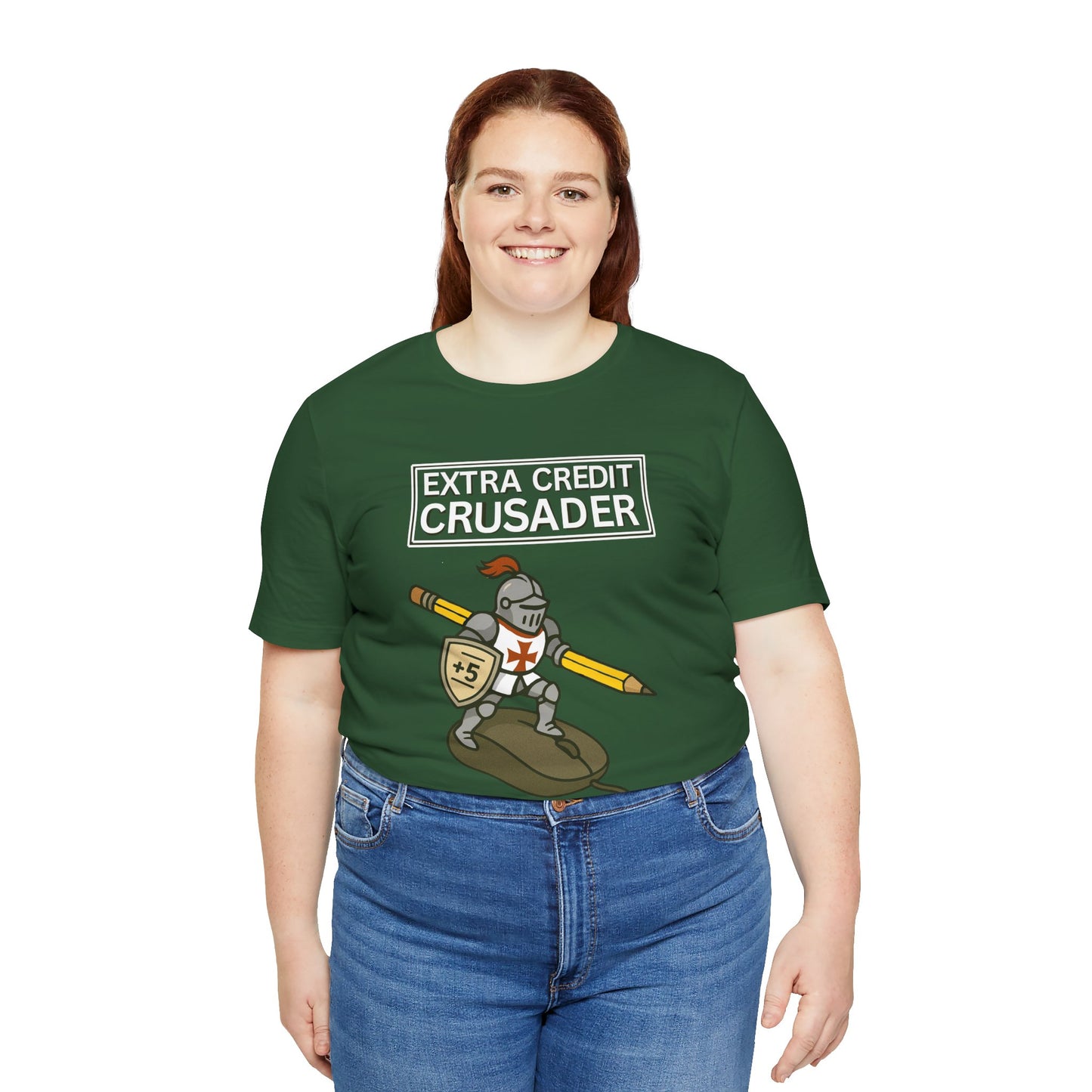 Extra Credit Crusader T-Shirt – Funny Back-to-School Teacher Tee