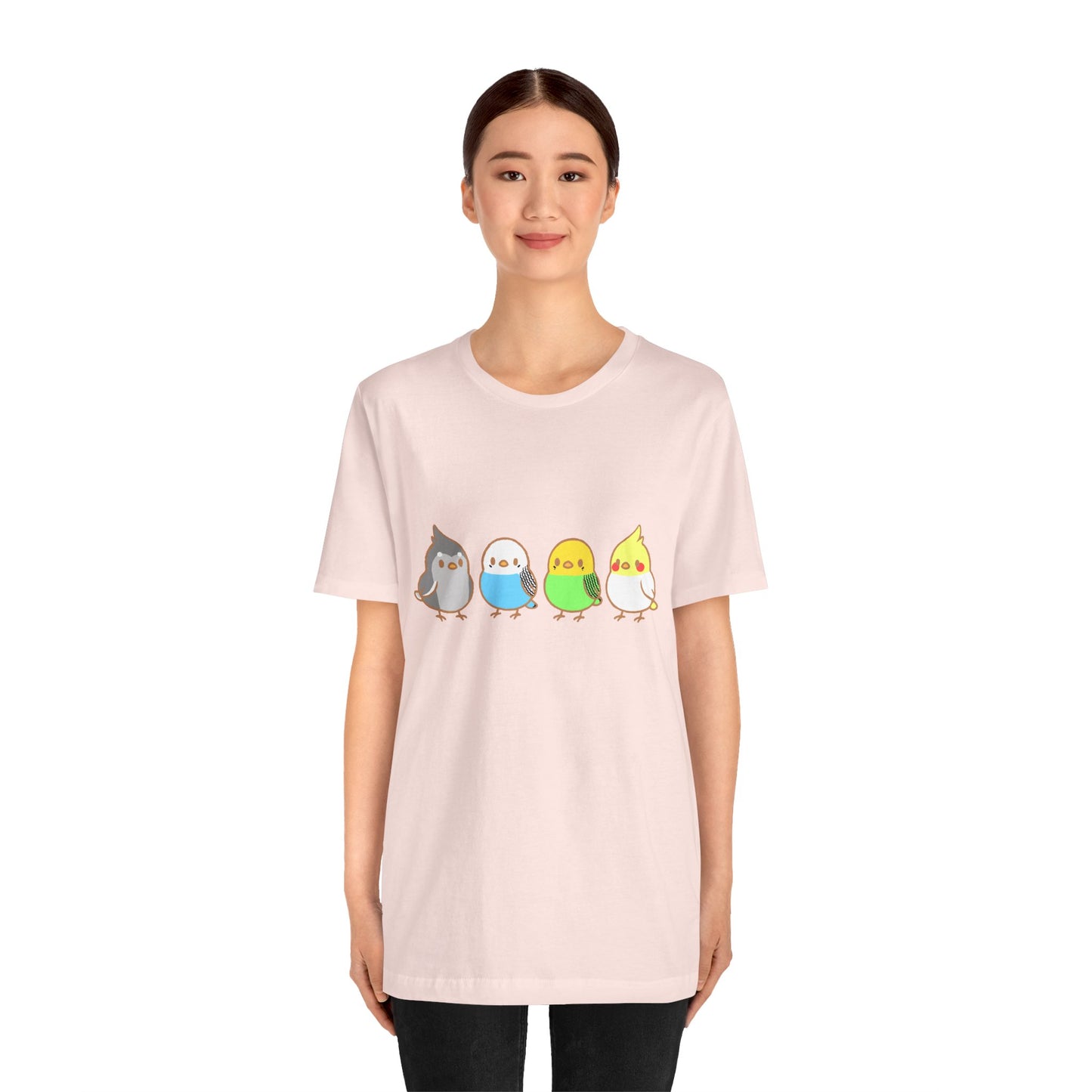 Chirpy Flock Bird T-Shirt – Cute Tee for Animal Lovers - WhimSpin - https://whimspin.com
