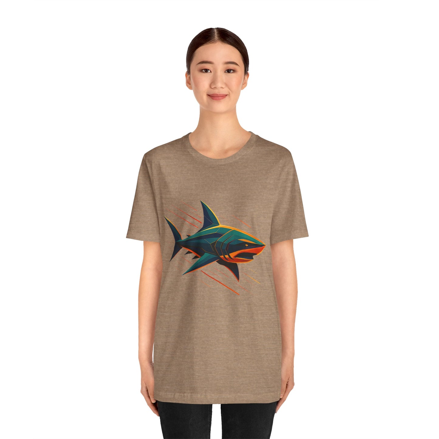 Electric Apex Shark T-Shirt – Bold Ocean Graphic Tee - WhimSpin - https://whimspin.com