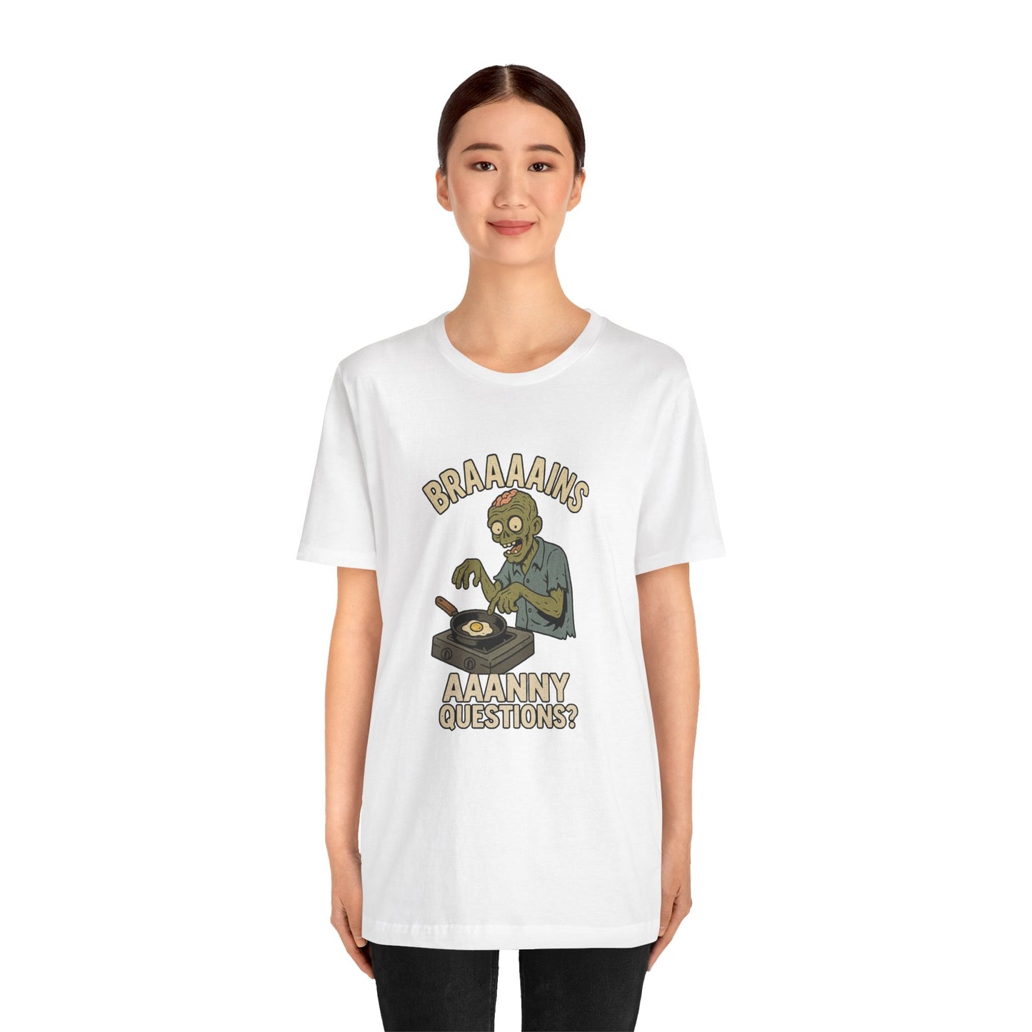 Zombie Brains on Drugs T-Shirt – Funny Halloween Cooking Tee