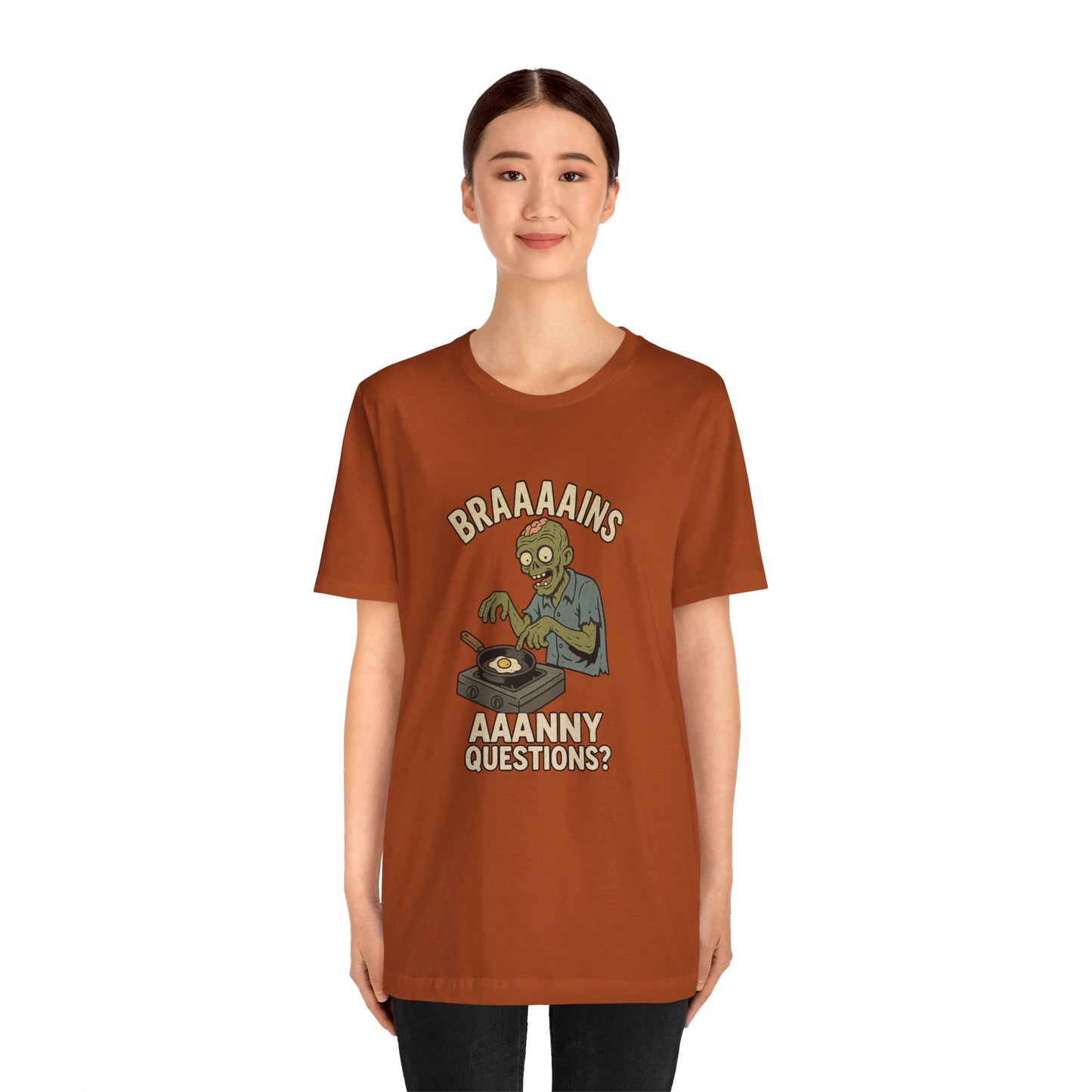 Zombie Brains on Drugs T-Shirt – Funny Halloween Cooking Tee