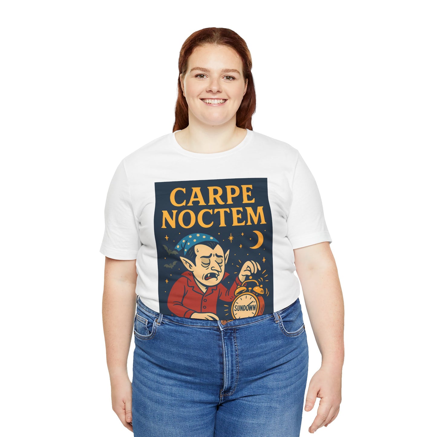 Carpe Noctem Vampire T-Shirt – Funny Halloween Tee for Night Owls